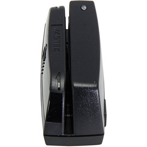 Magtek 21073062 Dynamag Magnesafe Triple Track Magnetic Stripe Swipe Reader With 6' Usb Interface Cable, 5V, Black
