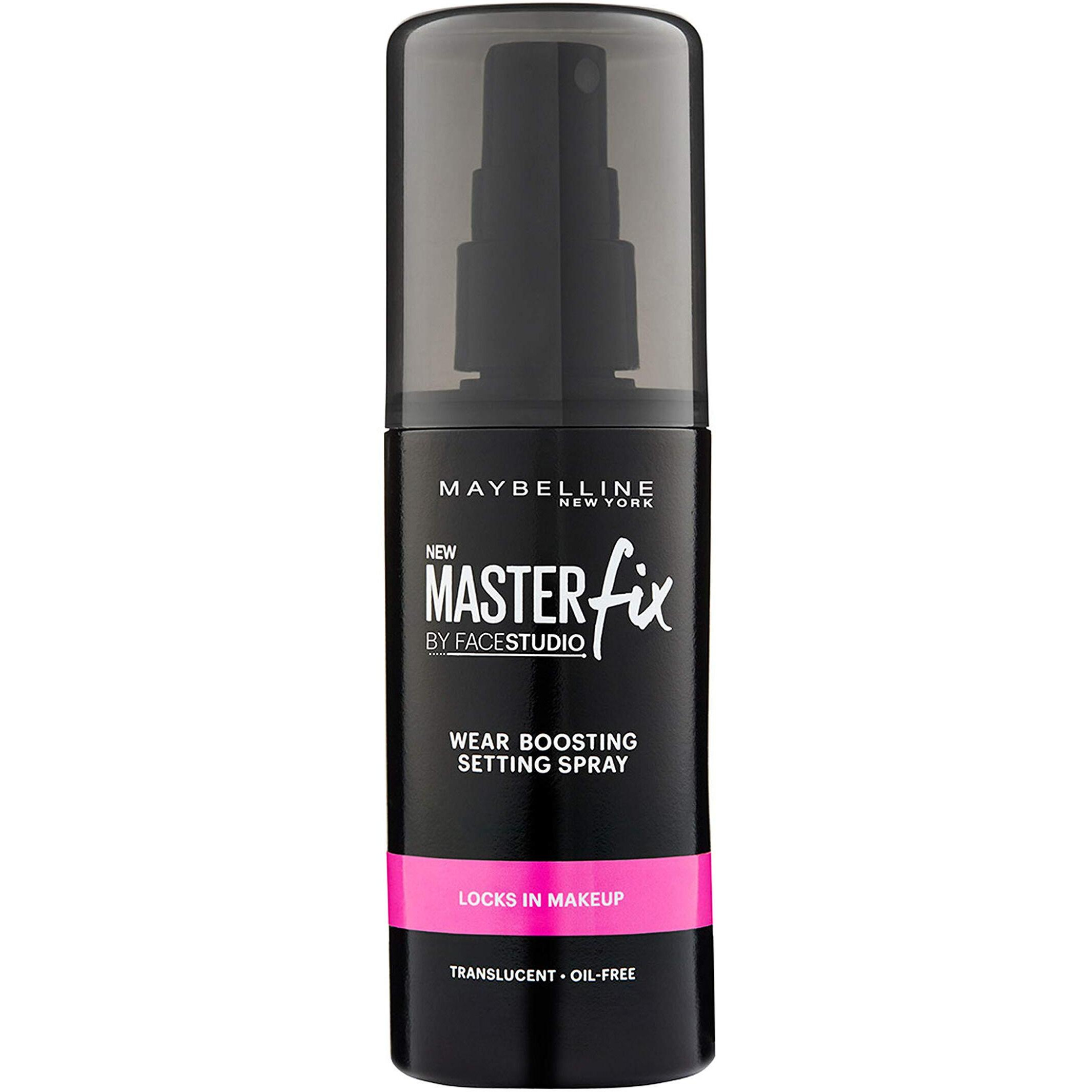 Maybelline New York Facestudio Master Fix Wear-Boosting Setting Spray, Translucent, 3.4 Fl. Oz.
