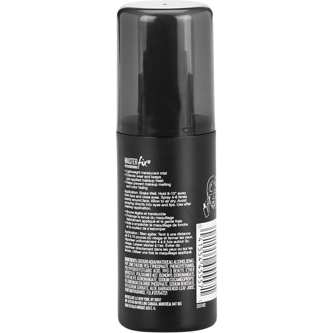 Maybelline New York Facestudio Master Fix Wear-Boosting Setting Spray, Translucent, 3.4 Fl. Oz.