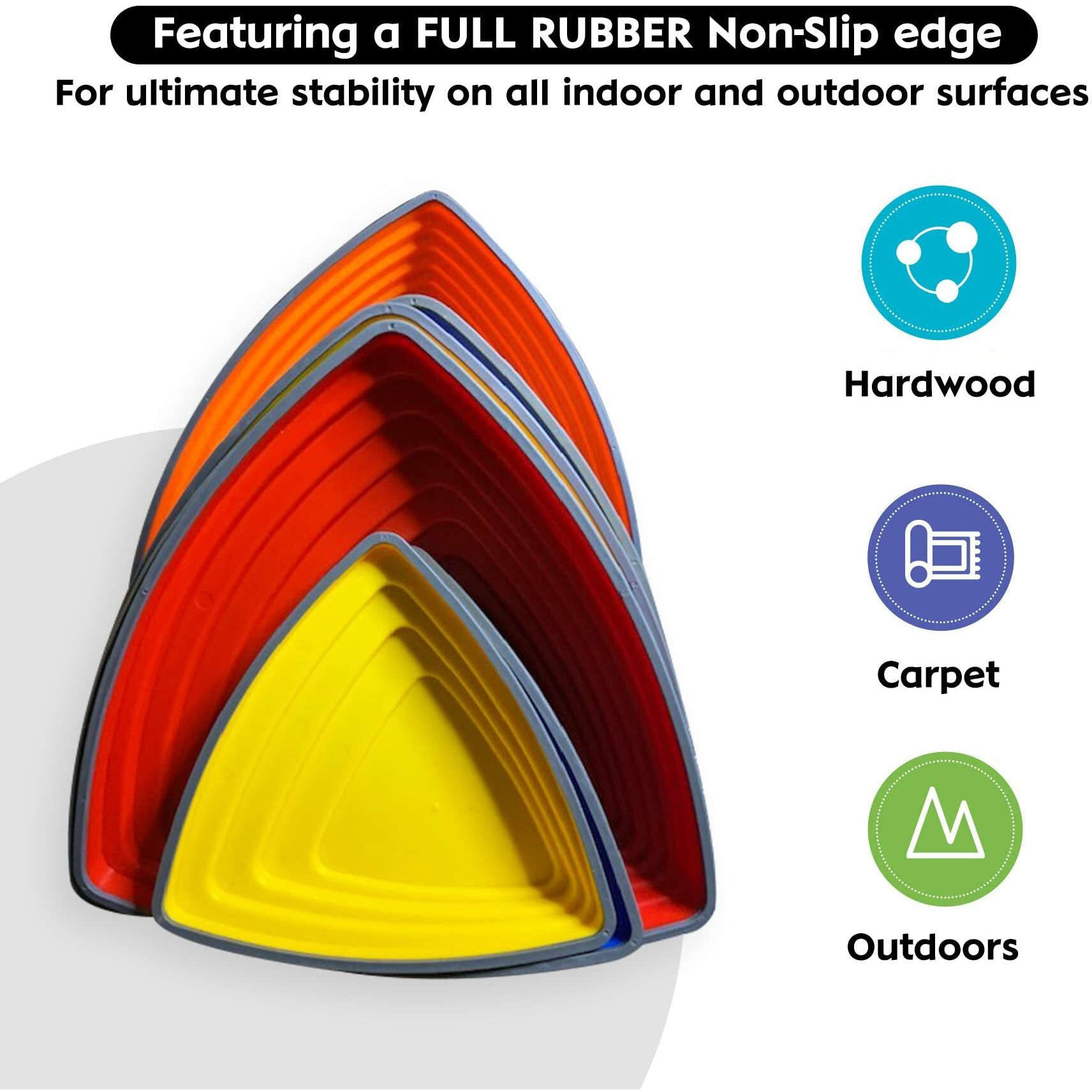 Stepping Stones For Kids 11Pcs Anti-Skidding Stepping Stones Set Balance Stepping Stones Indoor & Outdoor Kids Fitness Equipment Promotes Balance Coordination & Strength (Classic)