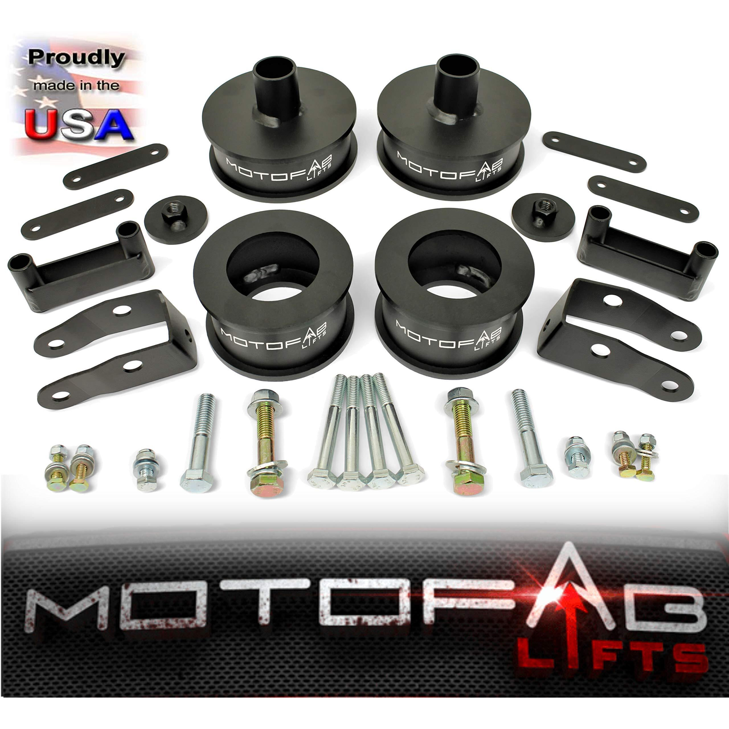 Motofab Lifts 3 Inch Front 3 Inch Rear Full Lift Kit With Shock Extenders Compatible With Jeep Wrangler Jk