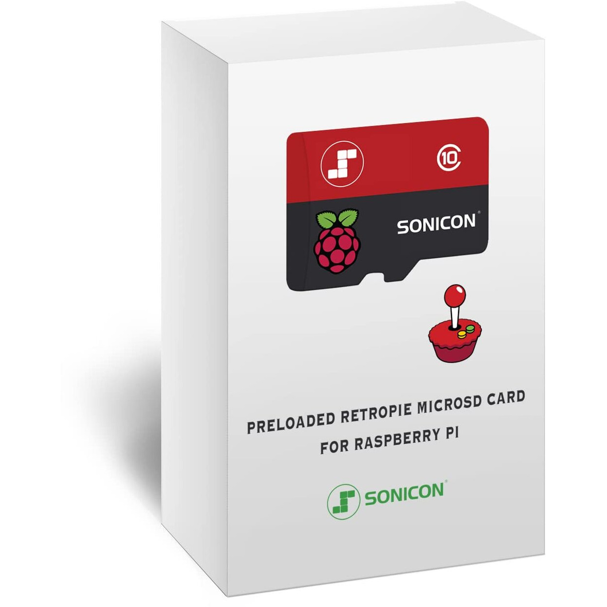 Sonicon Preloaded Retropie Emulator Microsd Card W/Dc/Ps1/Fc/Sfc/Sega/Gb/Atari/Arcade/N64 For Raspberry Pi3/3B+/4/4B+/400 (64Gb, For Raspberry Pi 4/4B+/400)