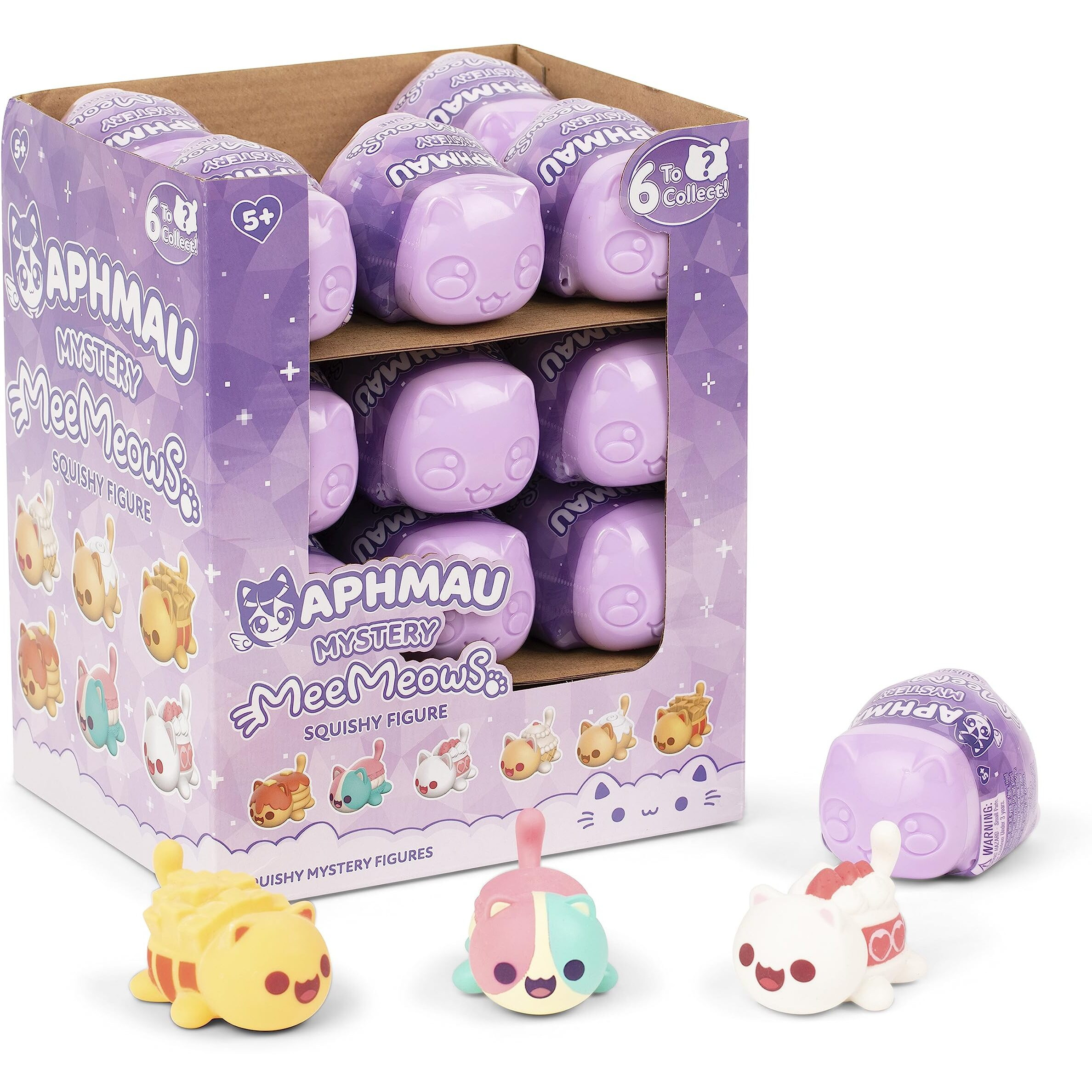 Aphmau 6601 Mystery Meemeows Squishy Figures-Styles Vary,Medium