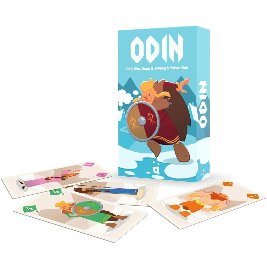 Helvetiq Odin Card Game - Viking-Themed Hand Management & Ladder Climbing Strategy Game, Quick To Learn, Fun For Family Game Night, Ages 7+, 2-6 Players, 15 Minute Playtime, Made