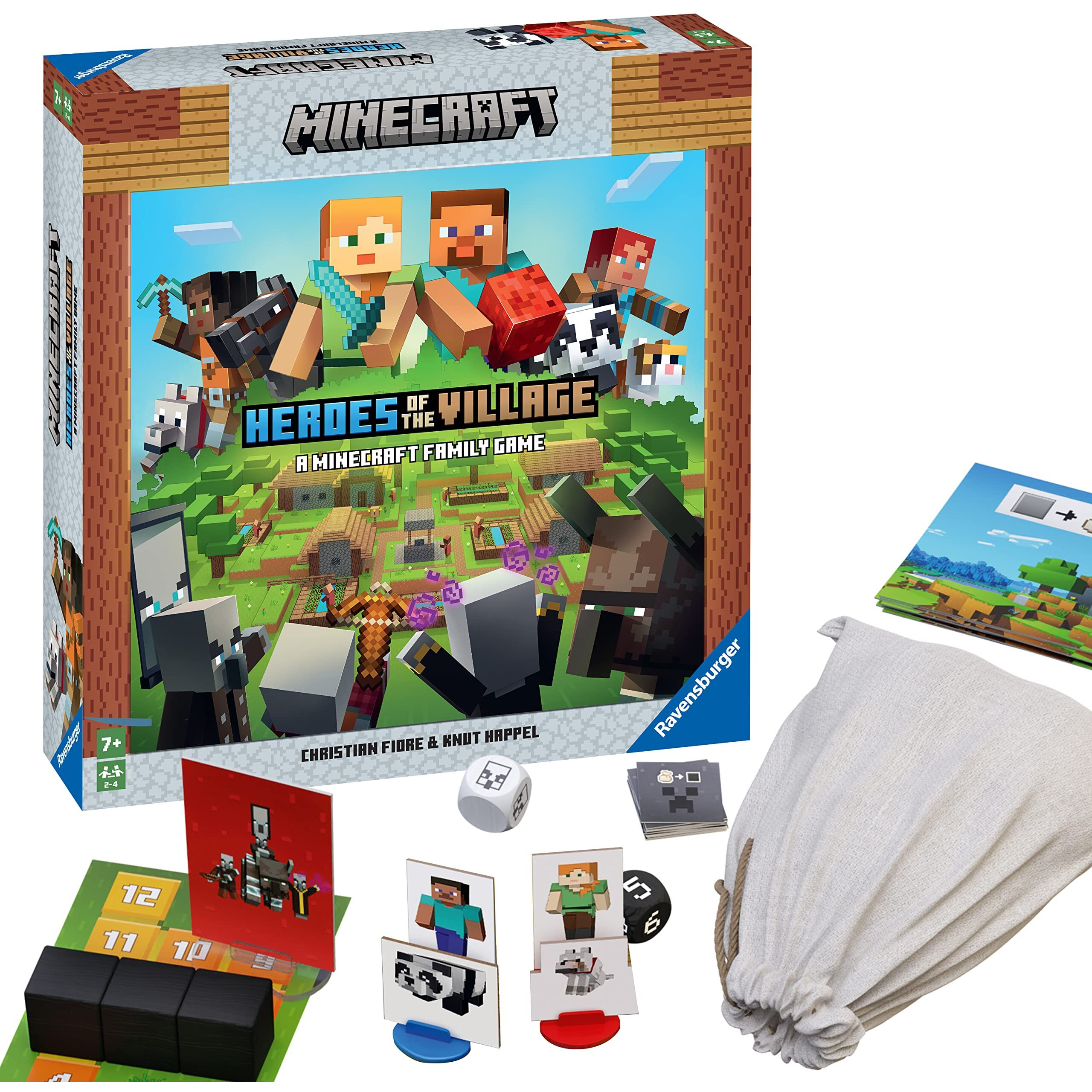 Ravensburger Minecraft Heroes Of The Village | Cooperative Board Game | Exciting & Unpredictable | Perfect For Families And Minecraft Enthusiasts | Suitable For Kids & Adults