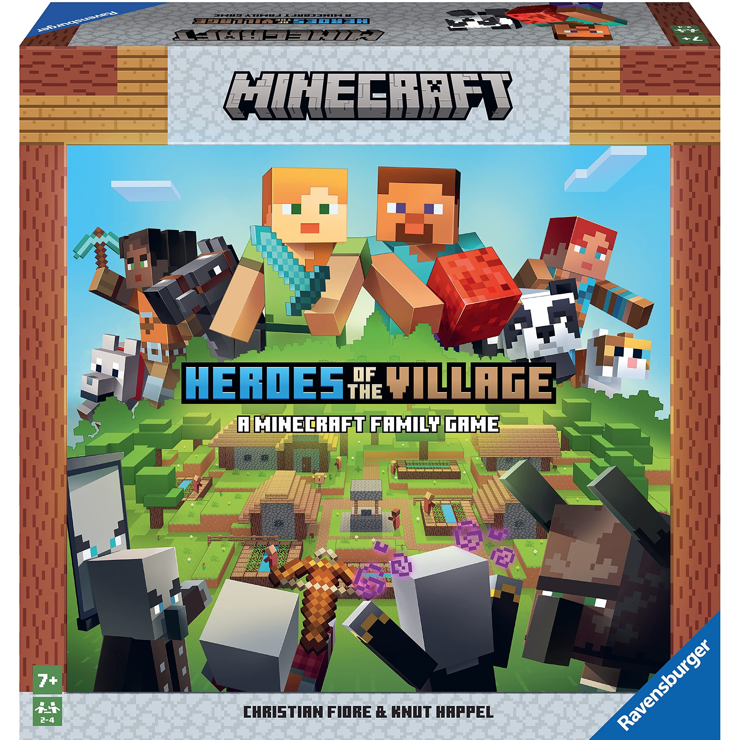 Ravensburger Minecraft Heroes Of The Village | Cooperative Board Game | Exciting & Unpredictable | Perfect For Families And Minecraft Enthusiasts | Suitable For Kids & Adults