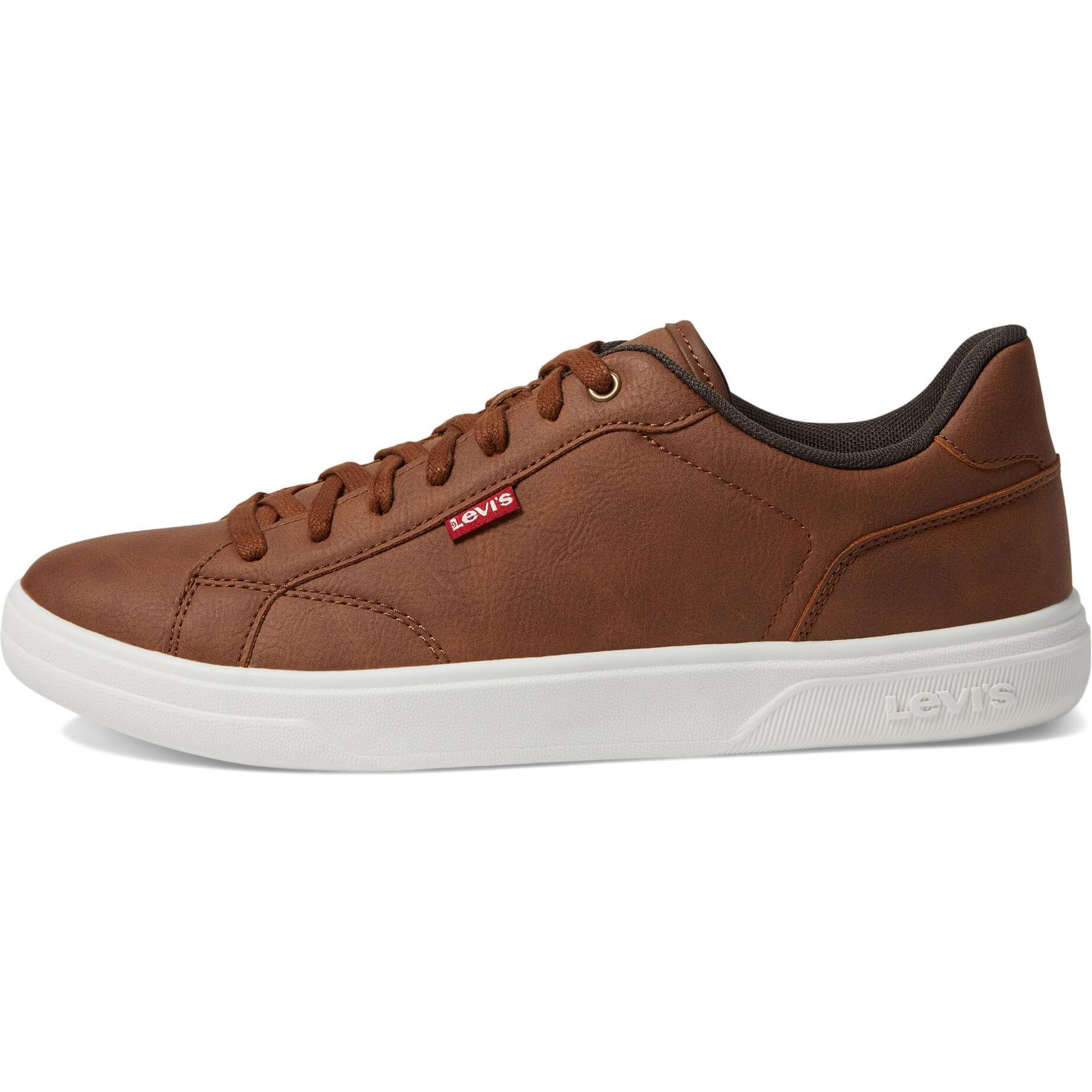 Levi's Men's Carter Nb Sneaker, Tan/Dark Brown, 12