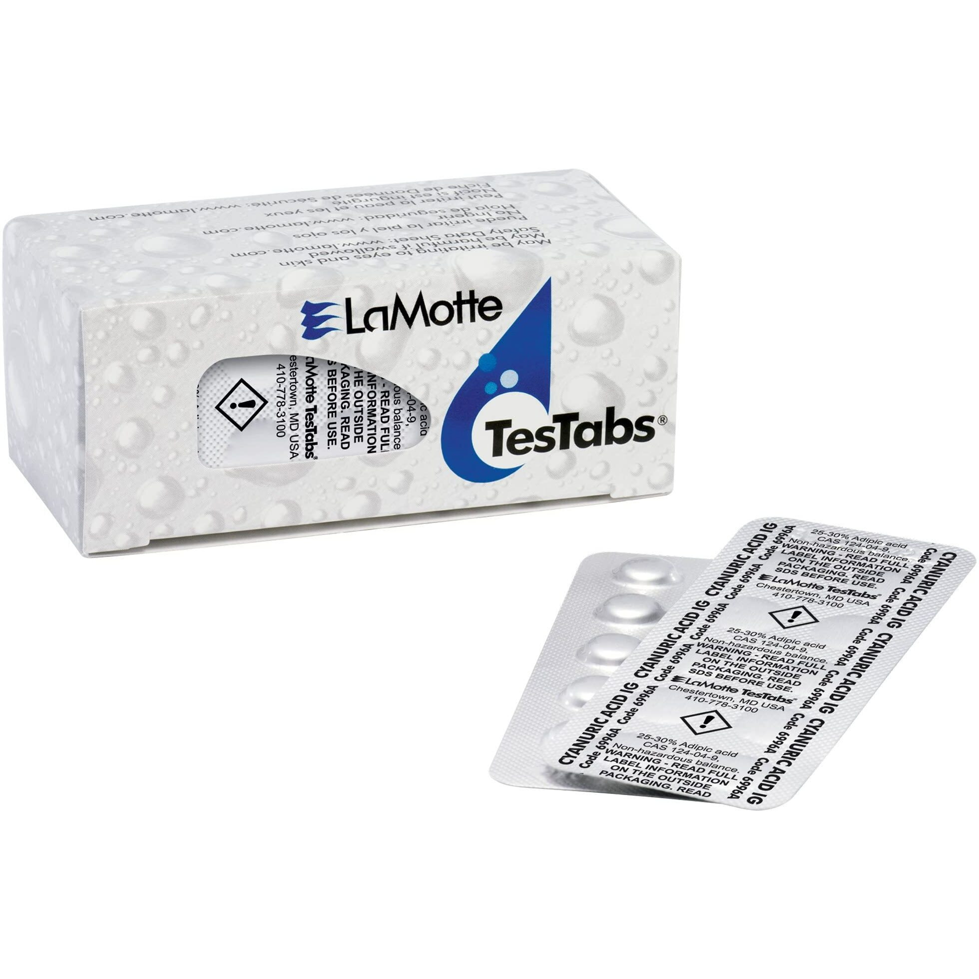 Lamotte 6996A Instrument Grade Testabs For Colorq, Cyanuric Acid, 100 Ct.