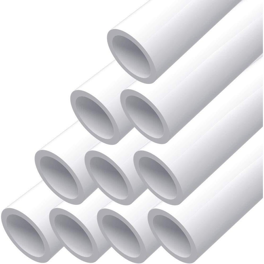 Letsfix 3/4" Pvc Pipe, Diy Pvc Projects For The Home, Garden, Greenhouse, Farm And Workshop, Sch. 40 Furniture Grade, White [40" X 10 Pack]