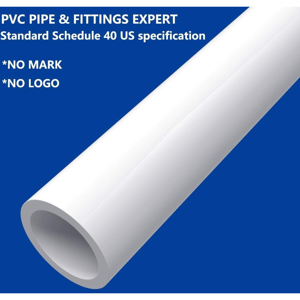 Letsfix 3/4" Pvc Pipe, Diy Pvc Projects For The Home, Garden, Greenhouse, Farm And Workshop, Sch. 40 Furniture Grade, White [40" X 10 Pack]