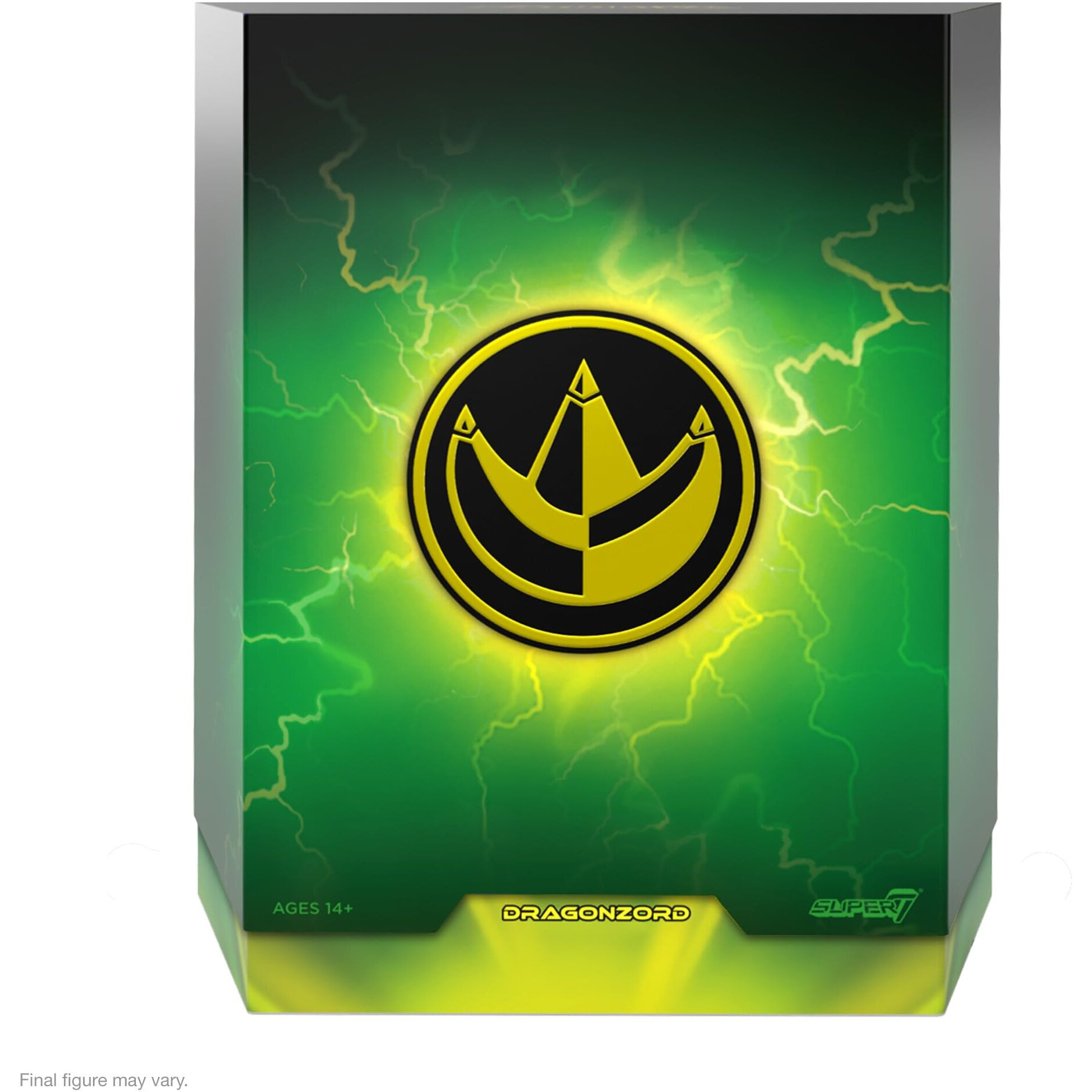 Super7 Ultimates Mighty Morphin Power Rangers Dragonzord - 9" Power Rangers Action Figure With Accessories Classic Tv Show Collectibles