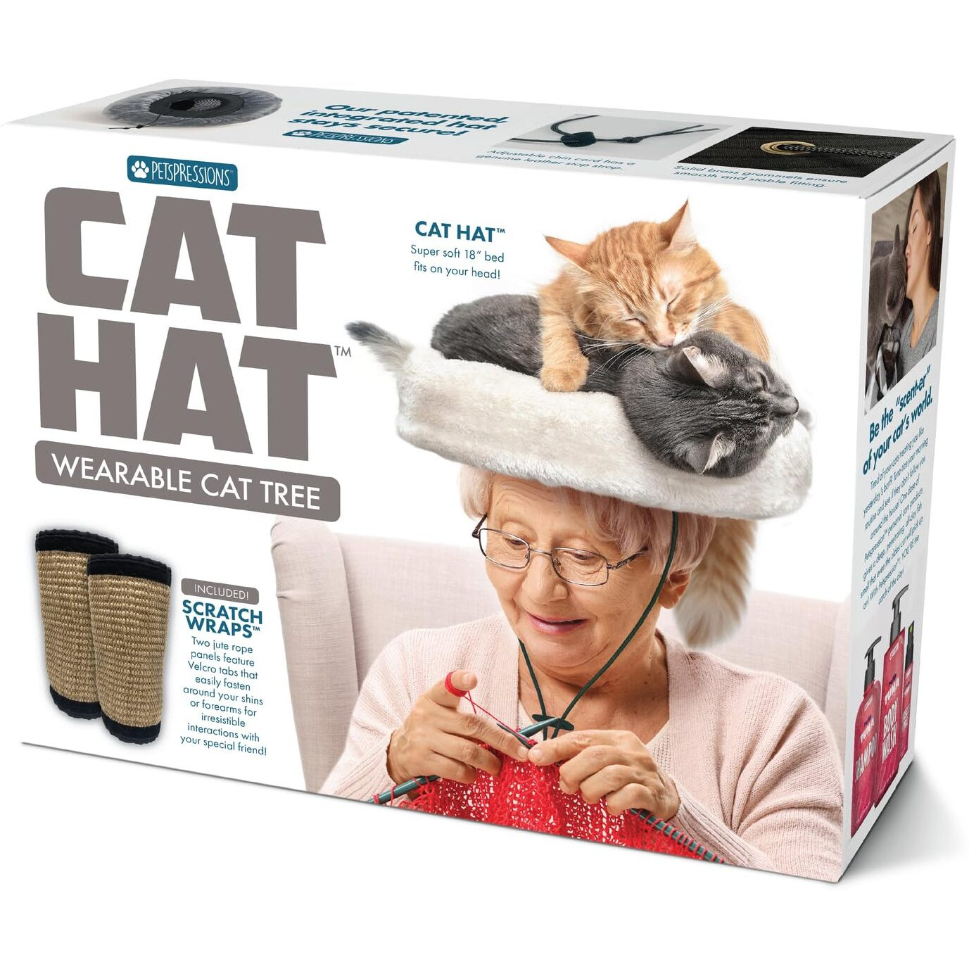 Prank Pack Prank Gift Box, Cat Hat, Wrap Your Real Present In A Funny Authentic Prank-O Gag Present Box, Perfect Novelty Gifting Box For Pranksters, Father's Day Gag Gift Box Empty
