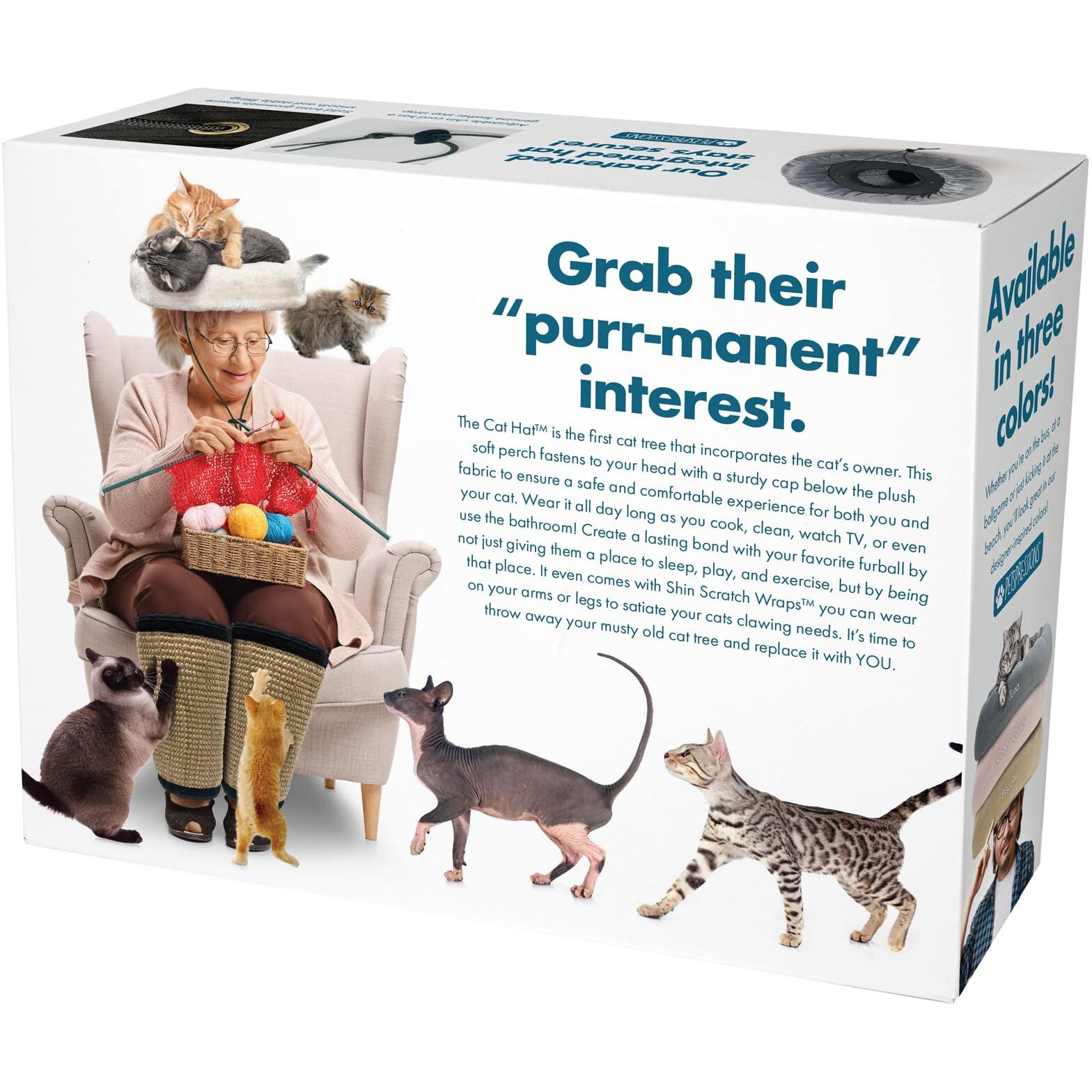 Prank Pack Prank Gift Box, Cat Hat, Wrap Your Real Present In A Funny Authentic Prank-O Gag Present Box, Perfect Novelty Gifting Box For Pranksters, Father's Day Gag Gift Box Empty