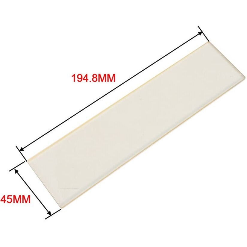 Scottchen Pro Ceramic Glass Platen Liner/Ceramic Glass Platen For Belt Sander Grinder 200 * 50 * 5Mm