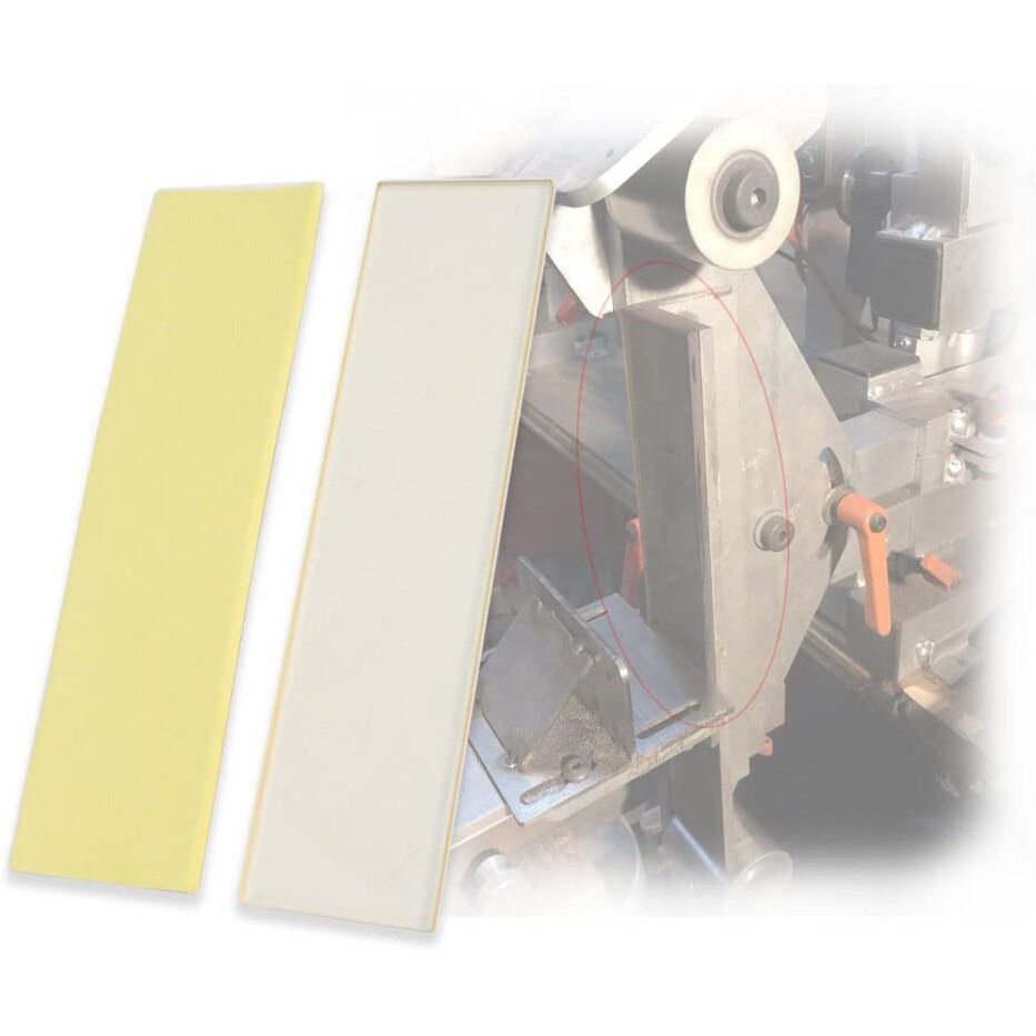 Scottchen Pro Ceramic Glass Platen Liner/Ceramic Glass Platen For Belt Sander Grinder 200 * 50 * 5Mm