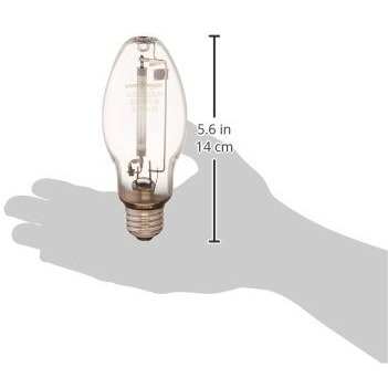Satco S3128 2100K 100-Watt Clear Medium Base Ed17 High Pressure Sodium Lamp
