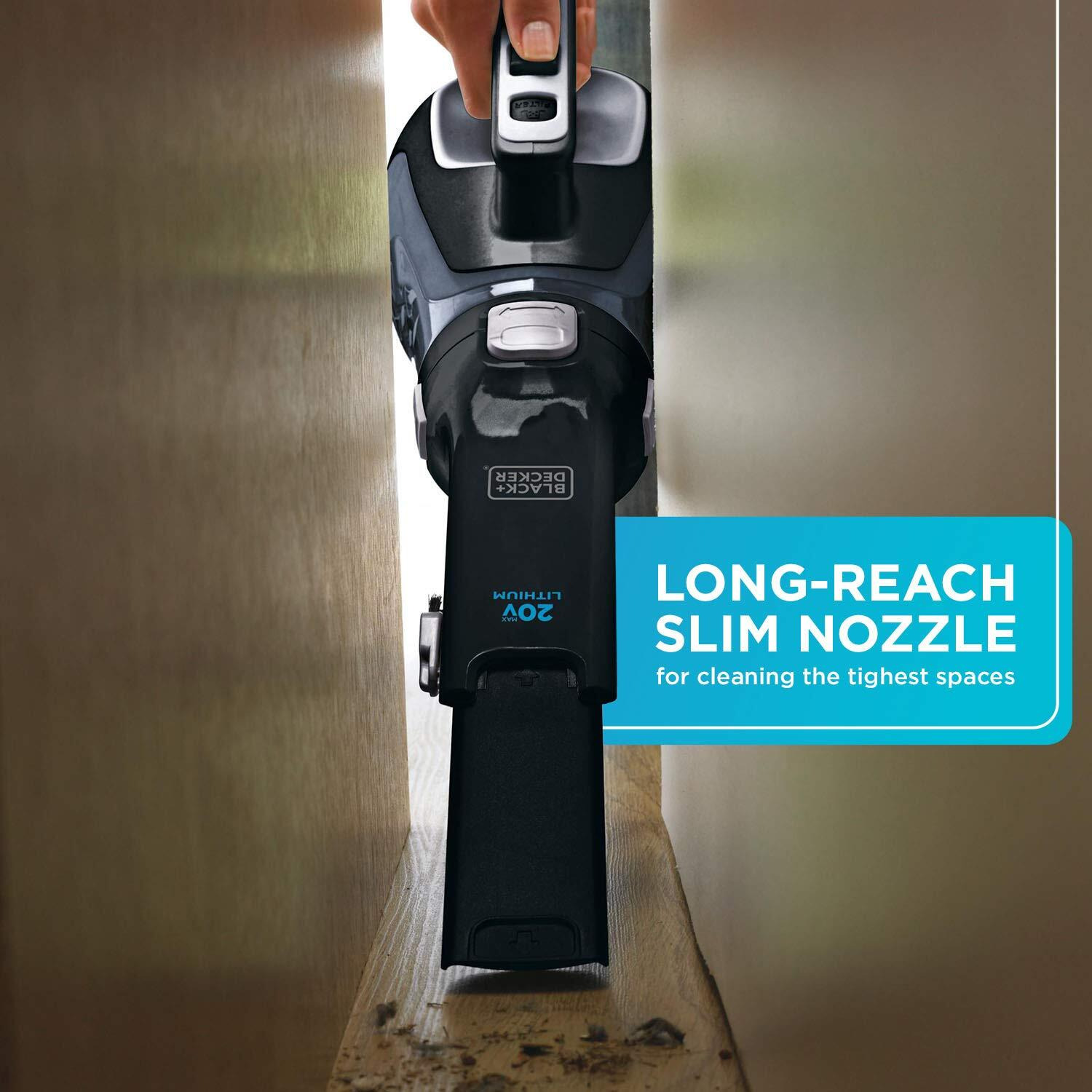 Black+Decker Dustbuster Advancedclean Cordless Handheld Vacuum, Home And Car Vacuum (Bdh2000L)