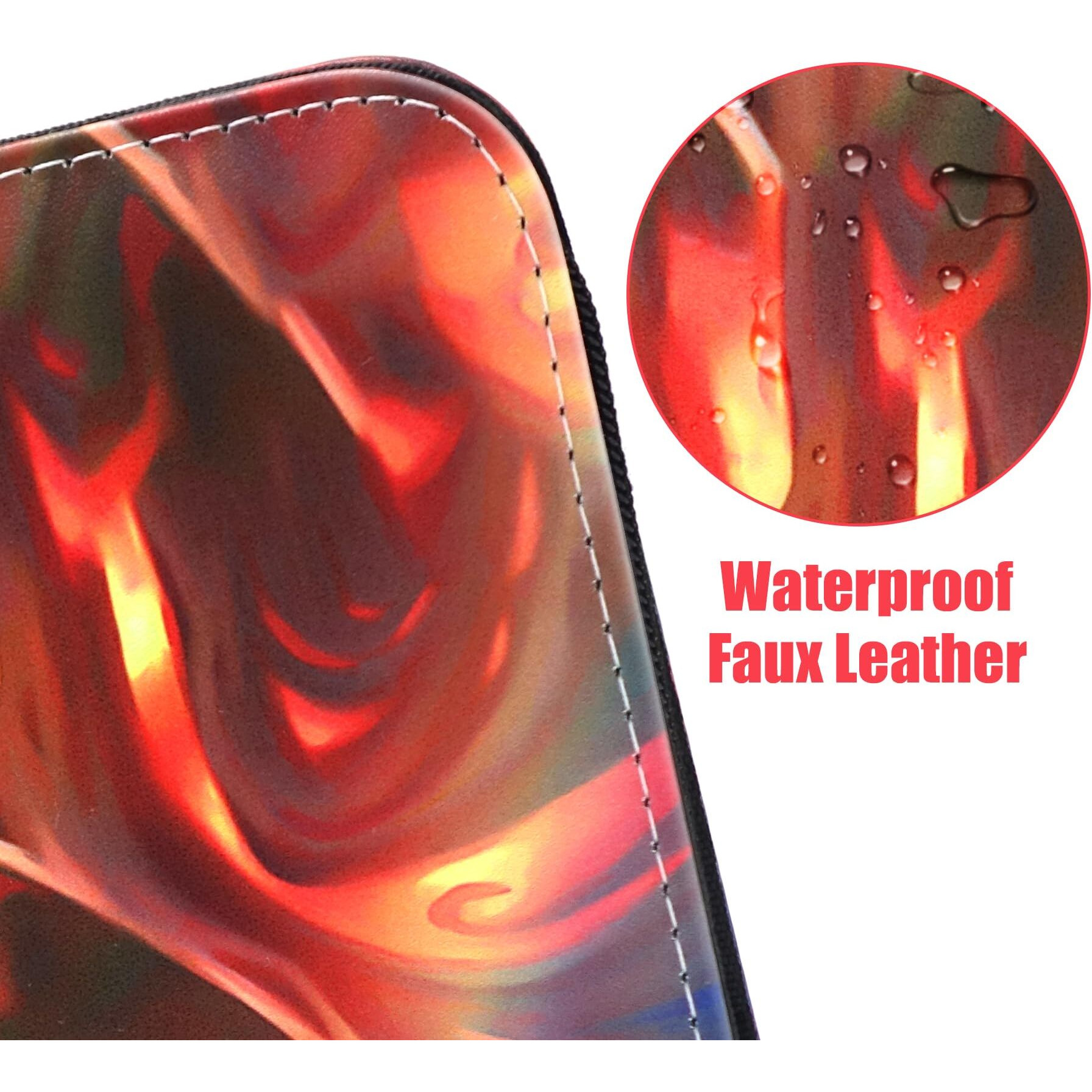 400 Pockets Trading Card Binder For Mtg/Ygo/Tcg Cards,Portable Waterproof Card Storage Bag With Removable Sleeves, Card Book For Magic The Gathering Lord Of The Rings