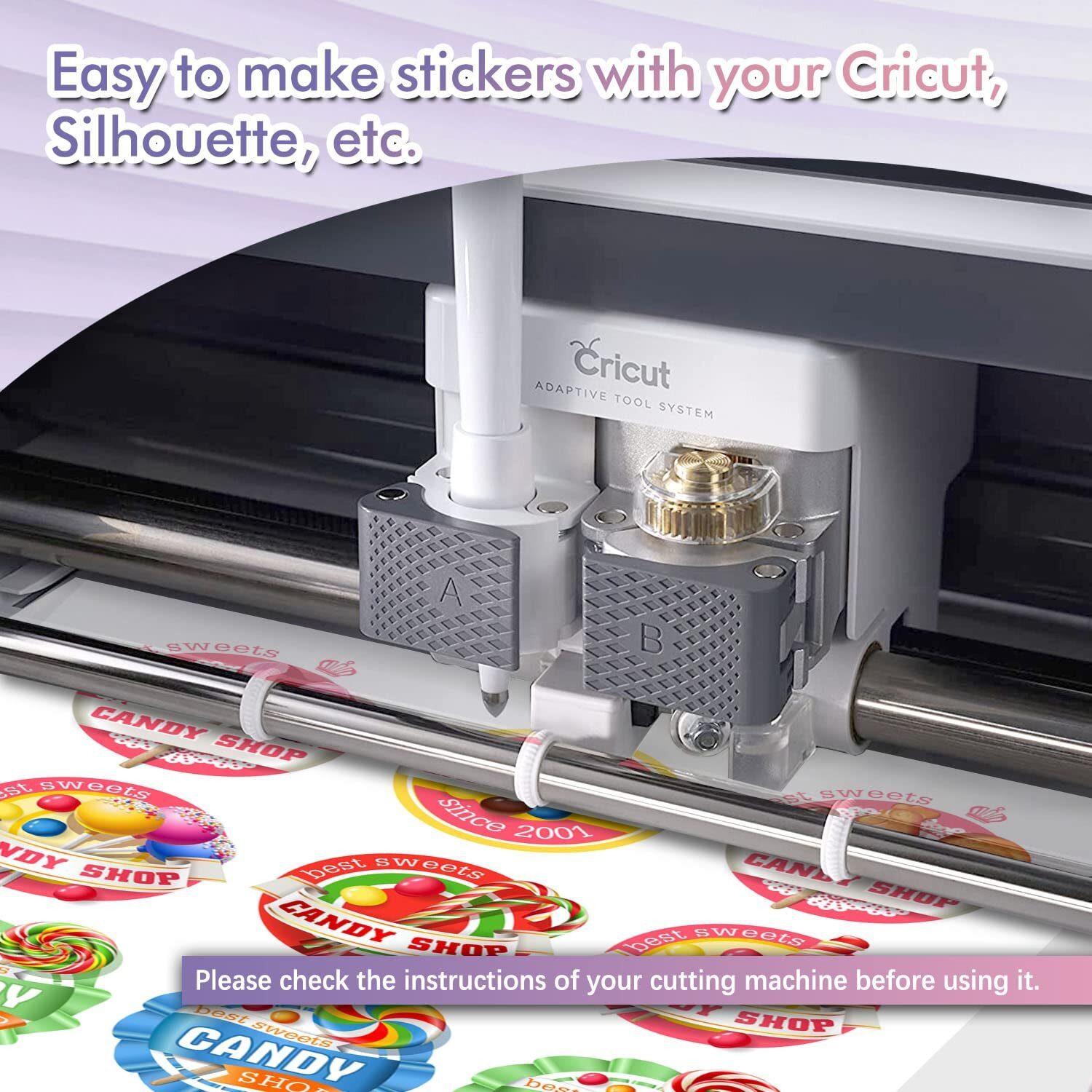 Koala Printable Vinyl Sticker Paper For Inkjet Printer 11X17 Inch - 10 Sheets White Glossy Sticker Paper, Waterproof Sticker Printer Paper, Tear-Resistant, Removable