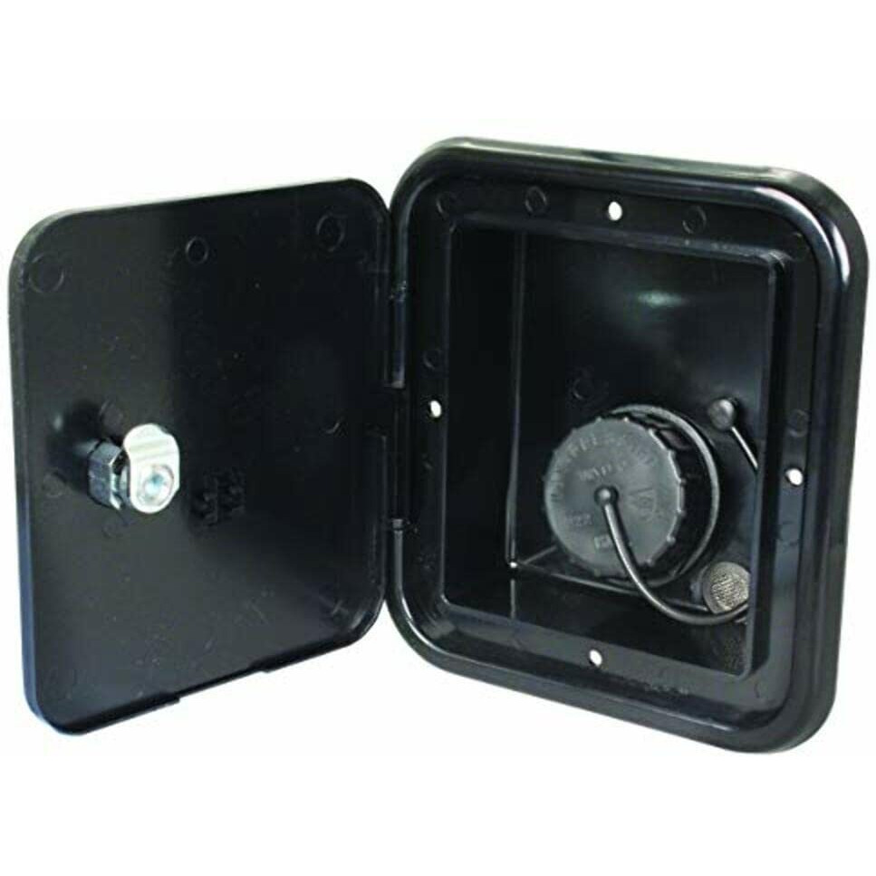 Thetford|B&B Molders Rv Replacement Parts And Accessories Camper Gravity Water Inlet Fill For 1 1/4 Inch Or 1 3/8 Inch Connections Hatch Black Pn 94252