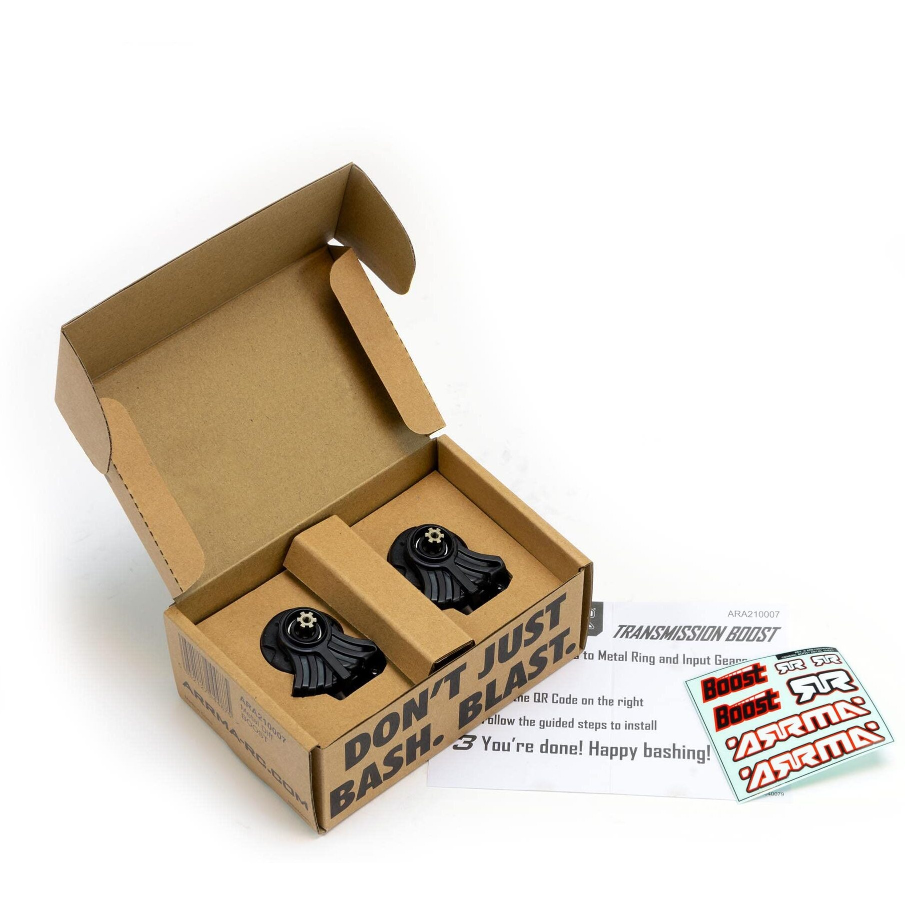 Arrma Front & Rear Metal Diff Boost Box, Ara210007