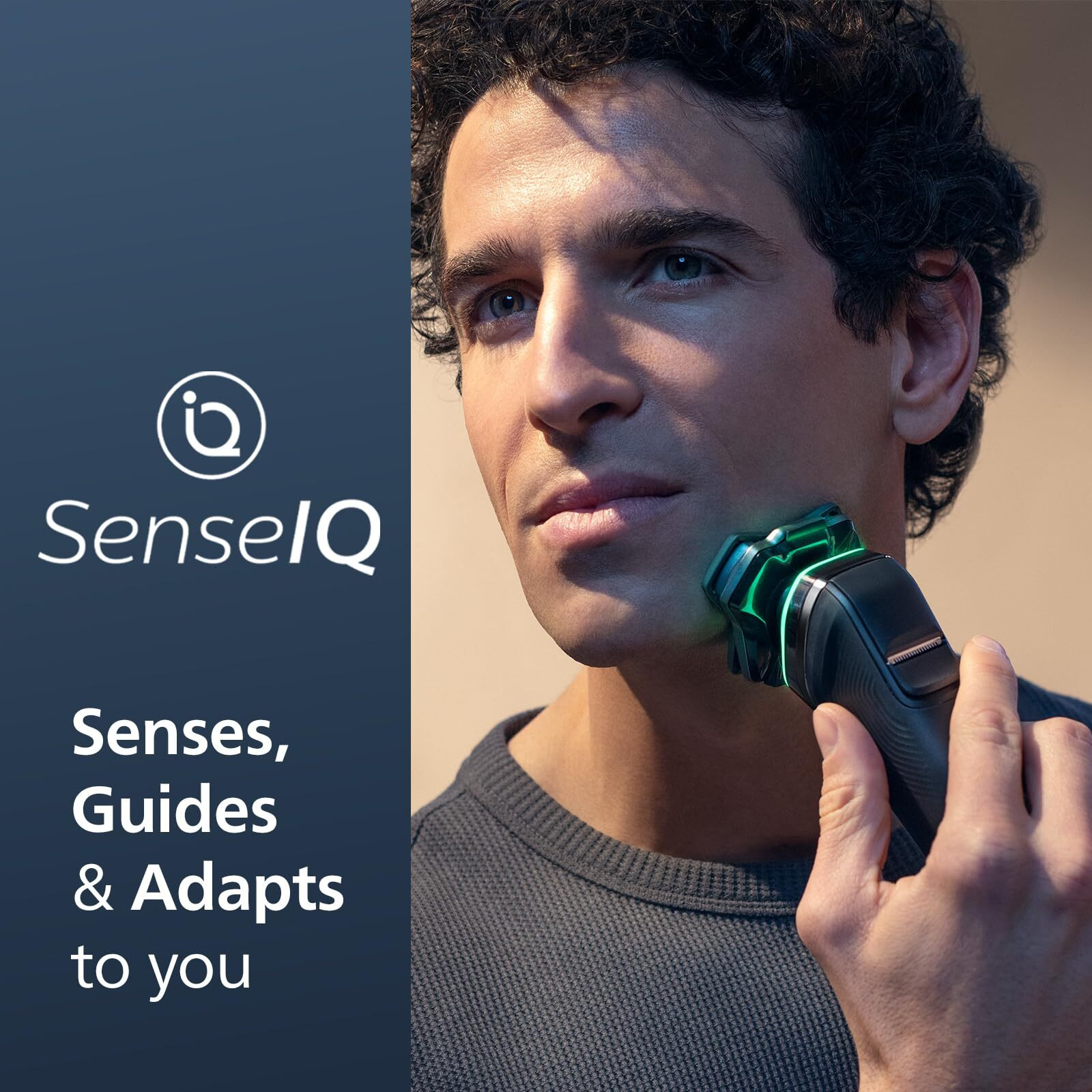 Philips Norelco Electric Shaver 9800, Rotary Shaver With Pressure Sensor, Travel Case, Quick Clean Pod, Pop-Up Trimmer And Charging Stand. Rechargeable Wet & Dry Electric Razor For Men, S9987/85