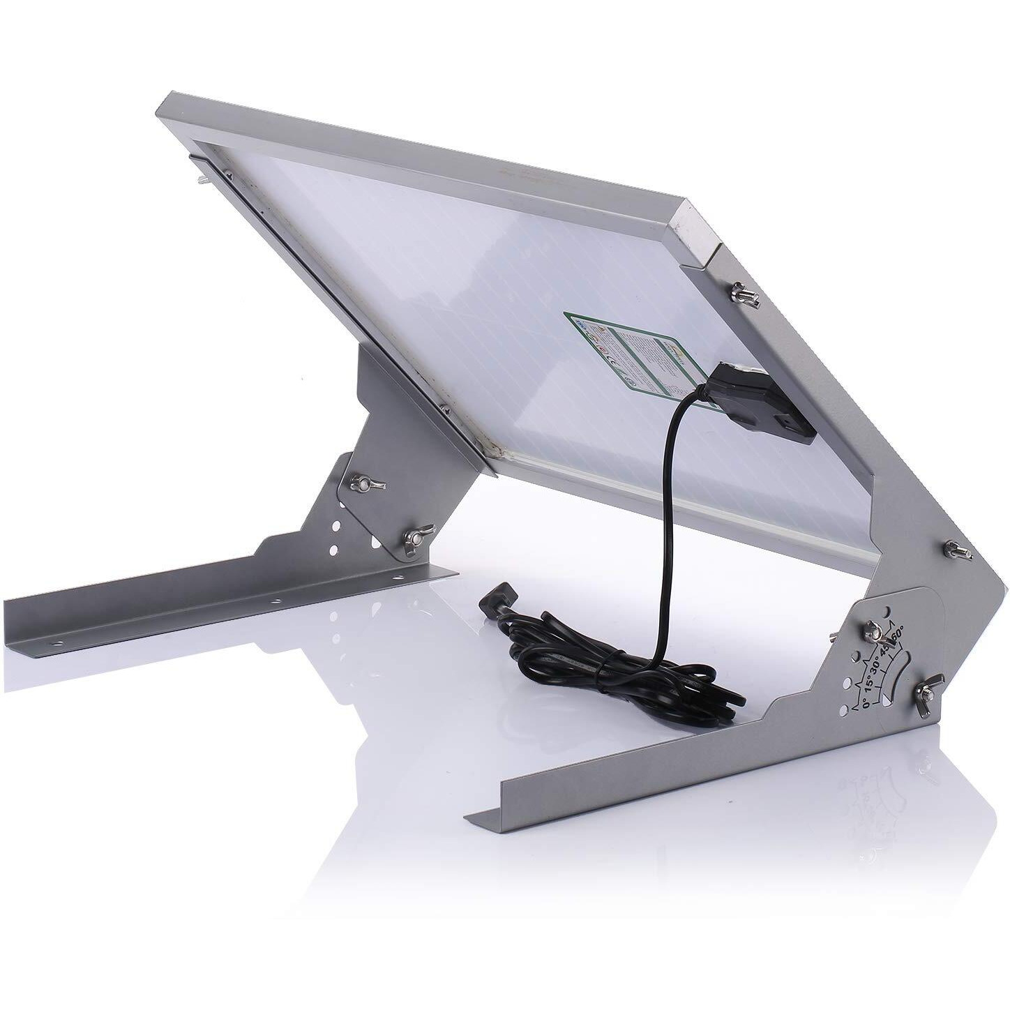 Suner Powe Adjustable Solar Panel Mount Racks - Folding Mounting Tilt Brackets For Wall, Roof, Rv And Off Grid Solar System