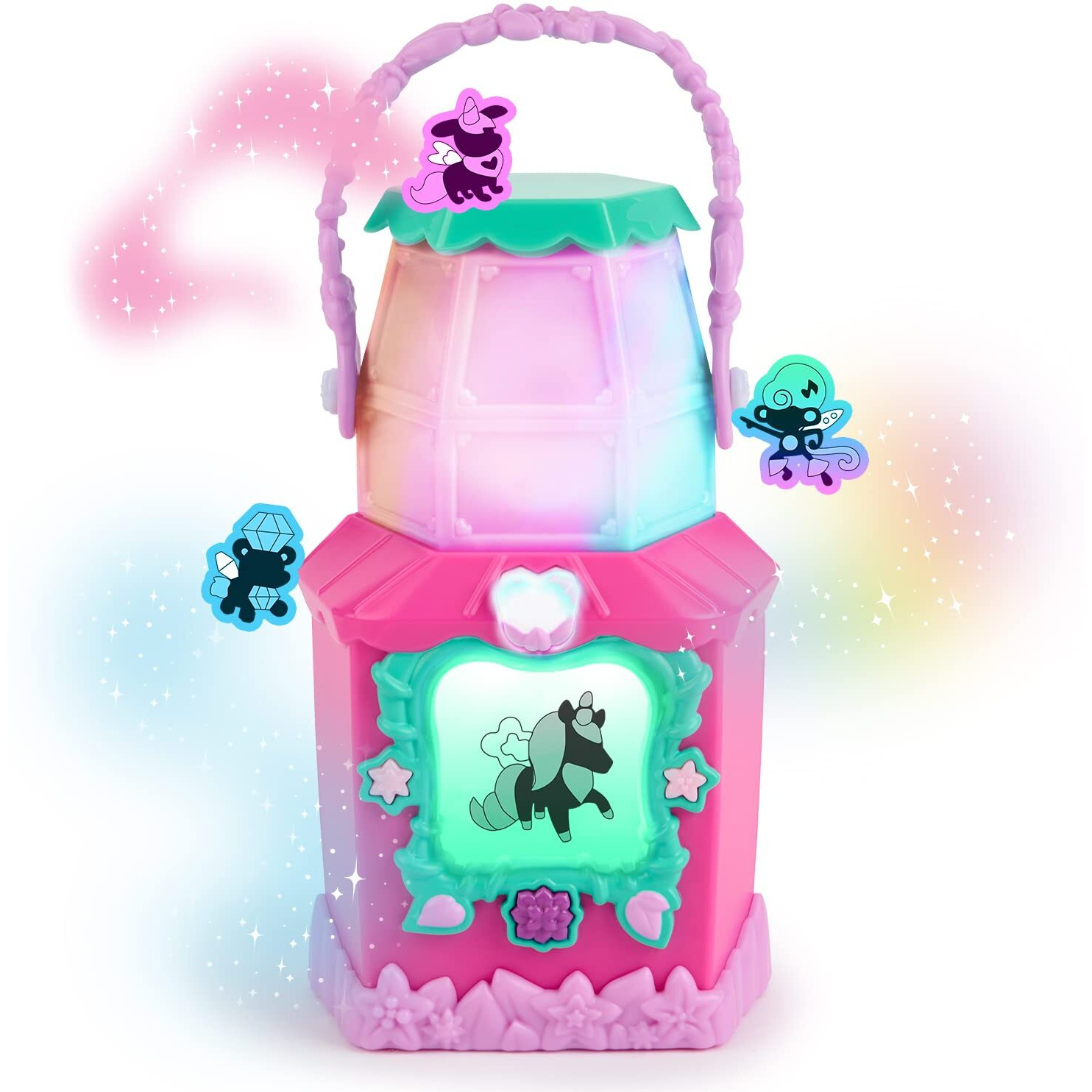 Got2Glow Fairy Pet Finder - Magic Fairy Jar Toy Includes 40+ Virtual Pets (Pink)