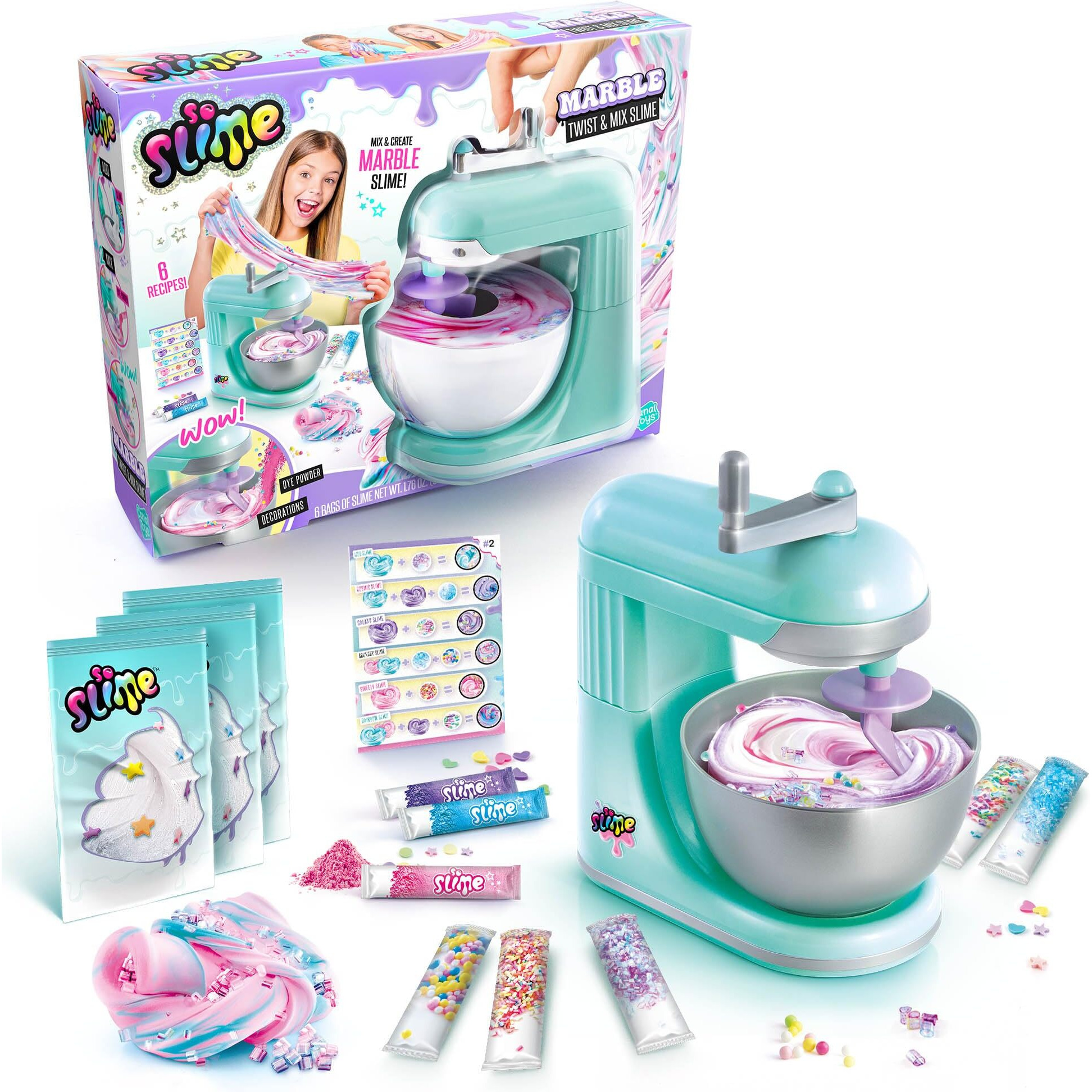 Canal Toys So Slime Marble Twist N Slime Mixer, Mix To Create Your Own Marble Slime, Squish, Stretch And Twist For Awesome Effects And Sensations