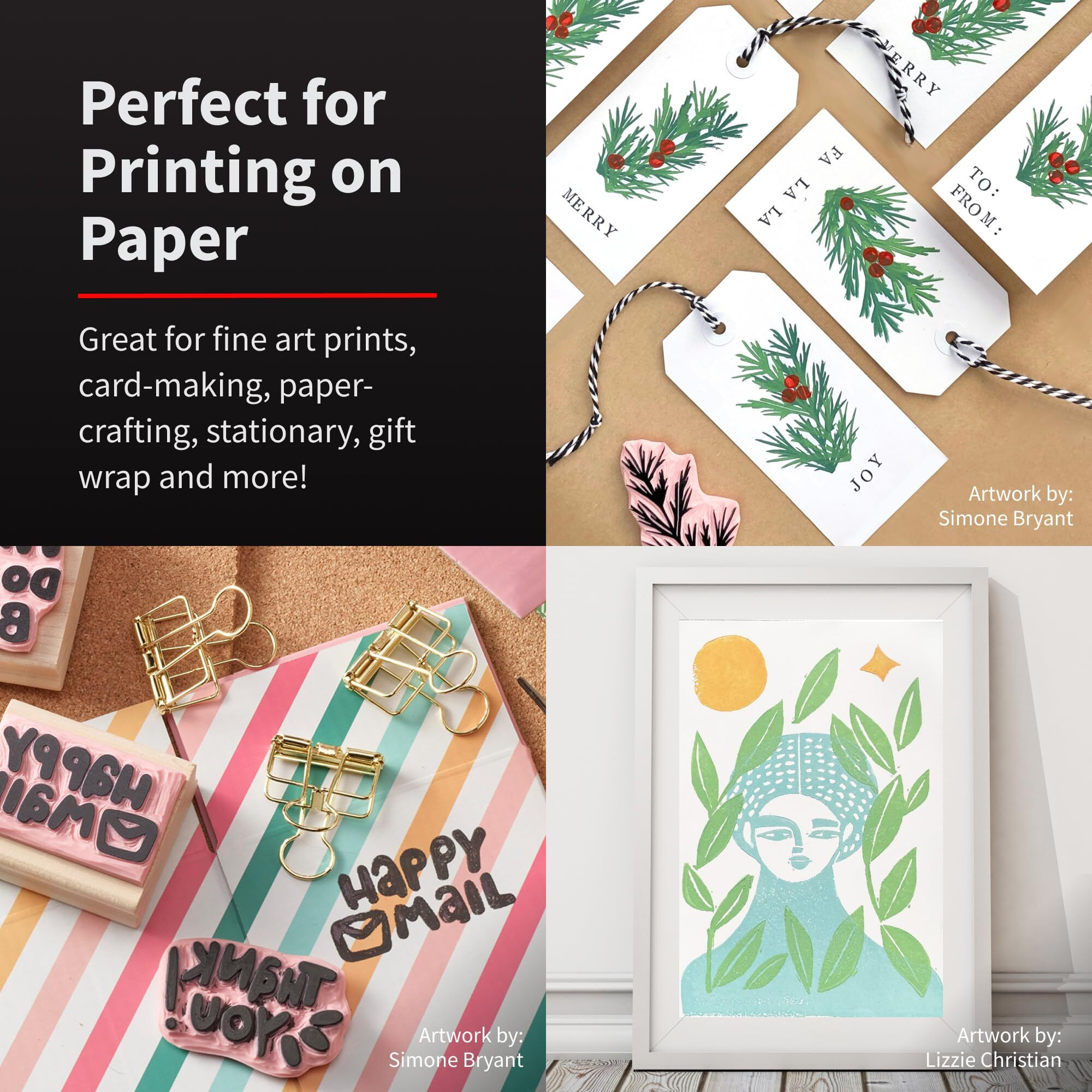 Speedball Water-Soluble Block Printing Ink, 2.5-Ounce Tube, Dark Yellow