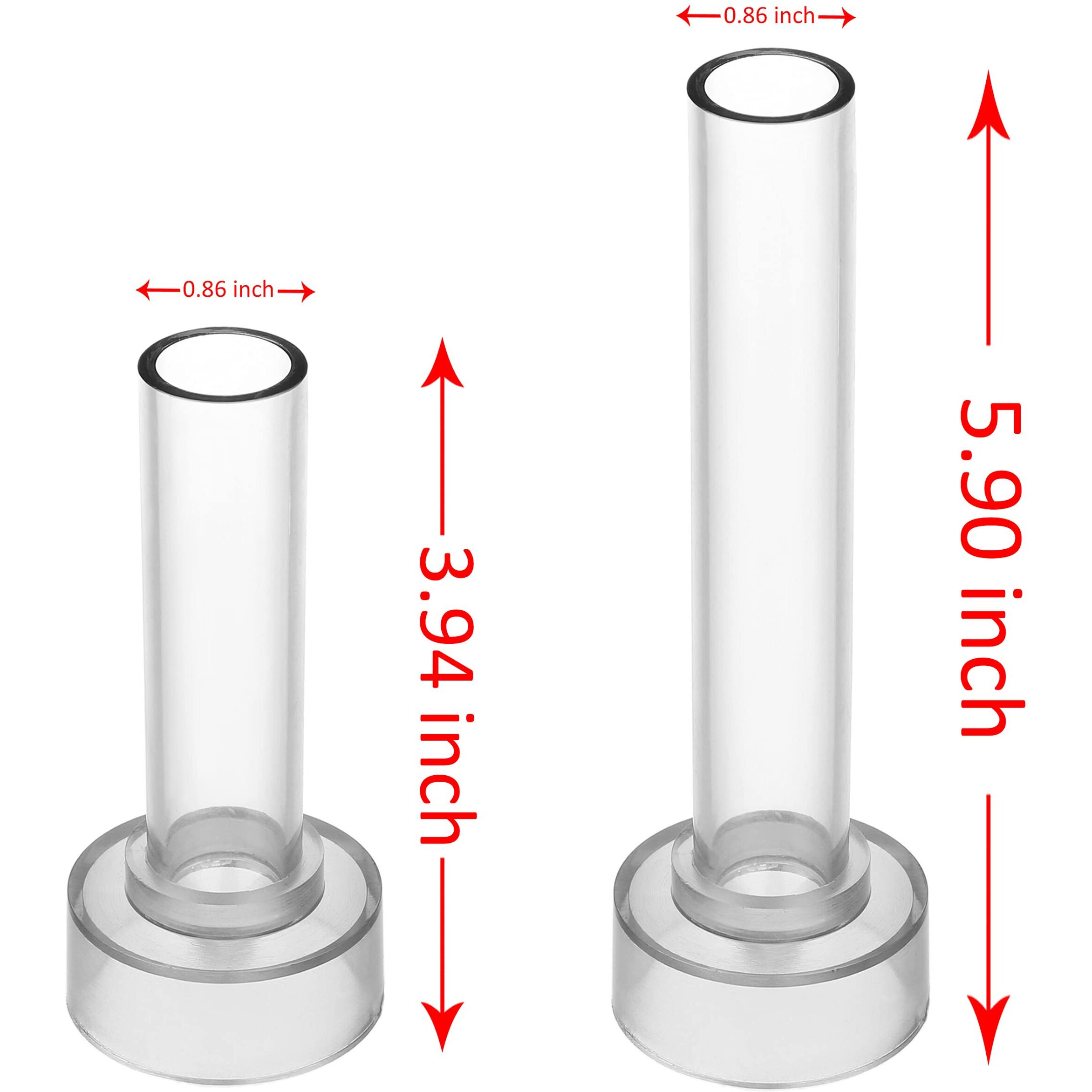 Taper Candle Mold Set-2Pc Pillar Candle Molds -Perfect For Making Emergency Candles, Chime Candles, Table Candles-30 Ft. Of Wick, A Mold Sealer And 2 Candle Wick Clips Included As A Gift.