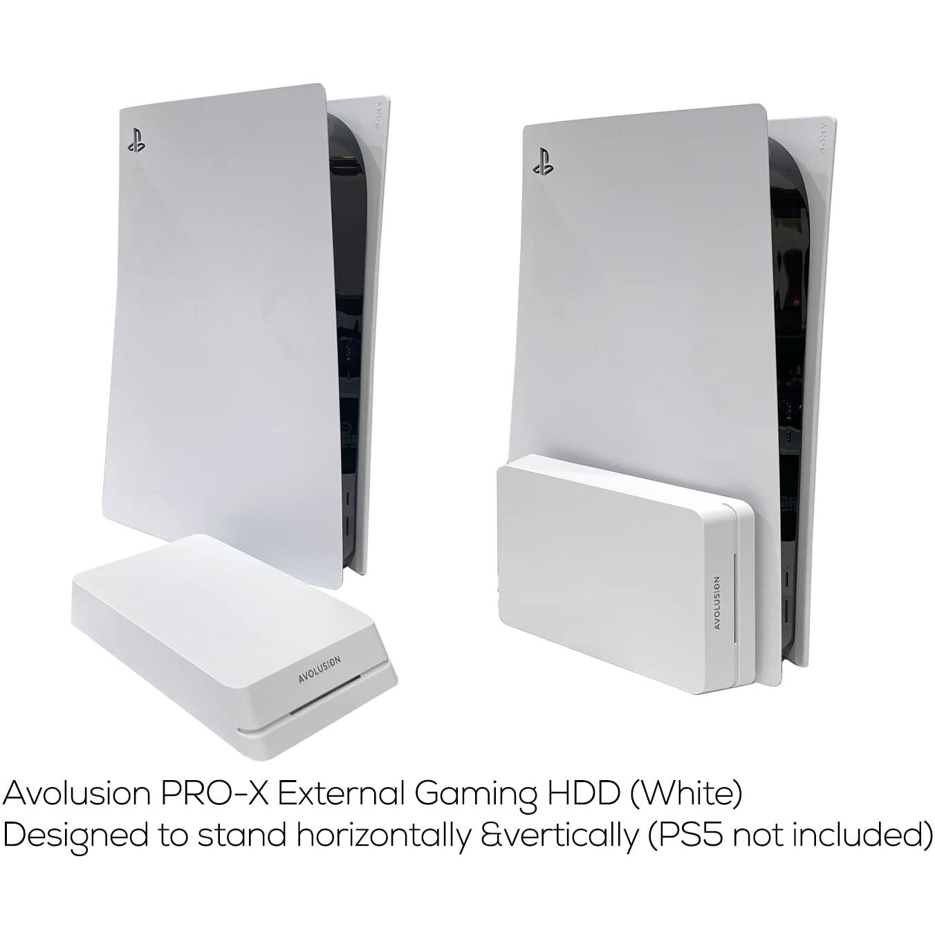 Avolusion Hddgear Pro 8Tb 7200Rpm Usb 3.0 External Gaming Hard Drive (For Ps5) White - 2 Year Warranty