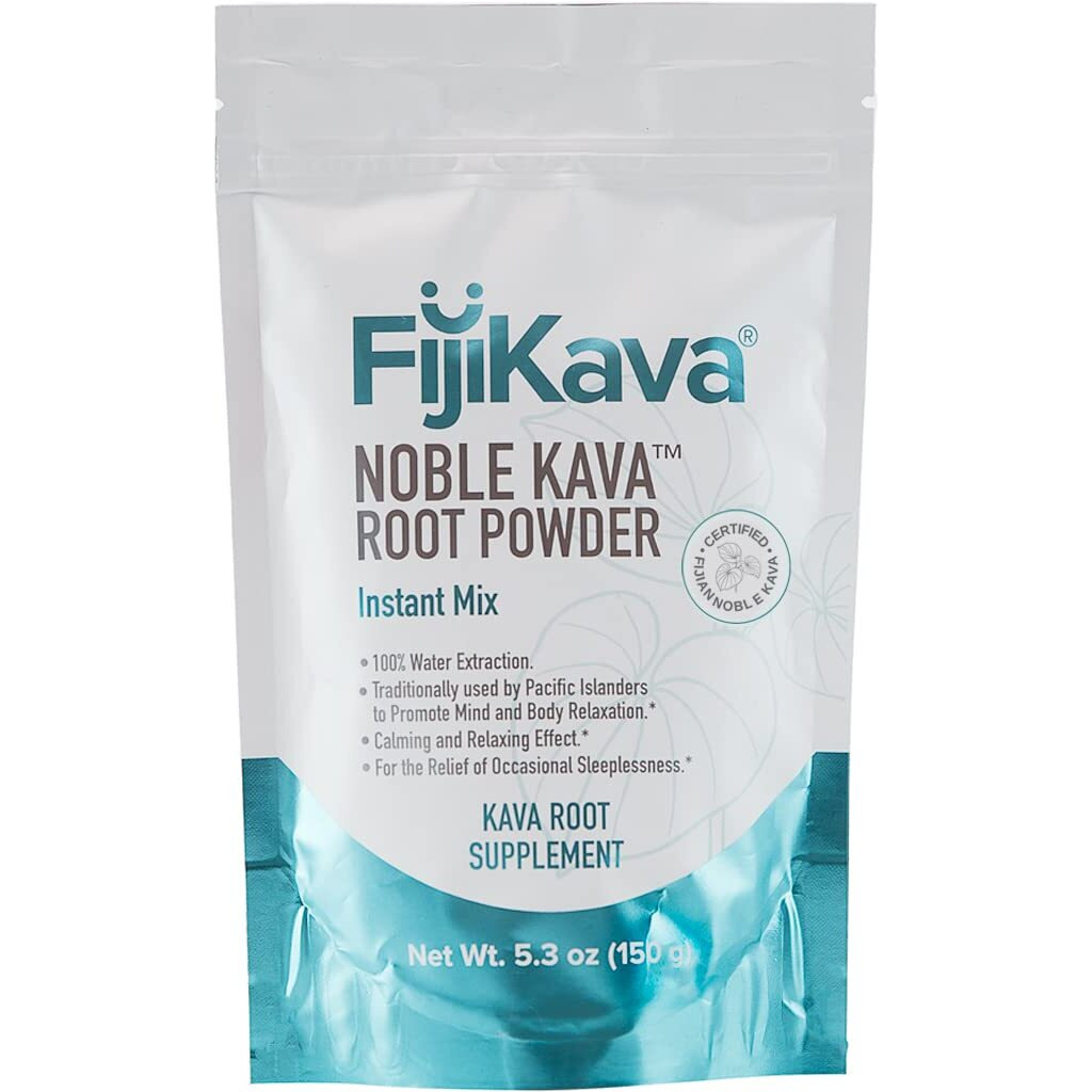 Fijikava, Kava Instant Extract Powder (150Mg), Sleep Aid & Relaxation - 60Mg Kavalactones Per Serving (5.3 Oz, Pack Of 1)