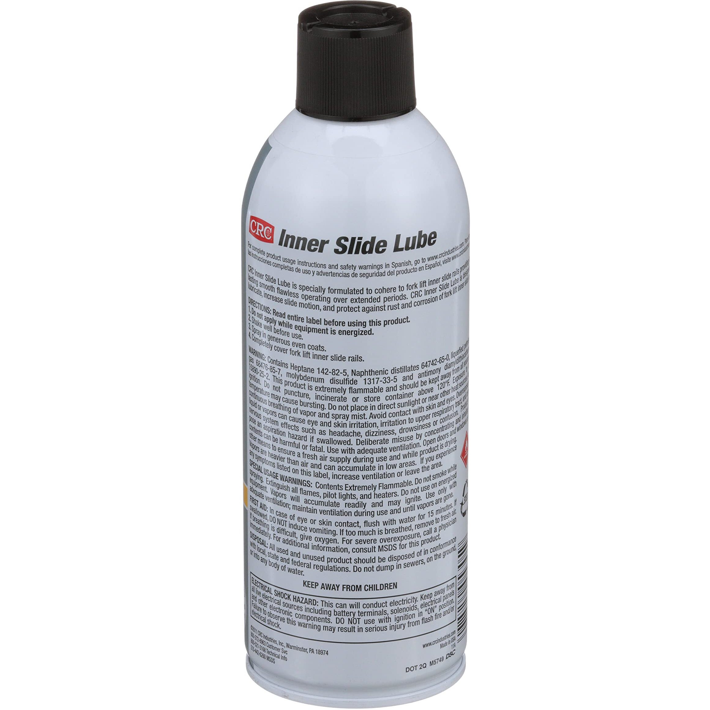 Crc Inner Slide Lube, 10.5 Wt Oz, 05305