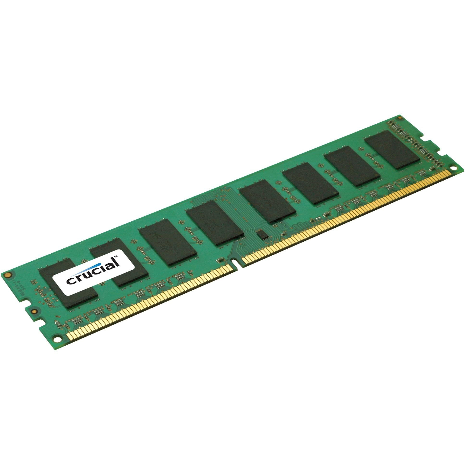 Crucial 8Gb Single Ddr3 1600 Mt/S Pc3-12800 Cl11 Unbuffered Udimm 240-Pin Desktop Memory Ct102464Ba160B