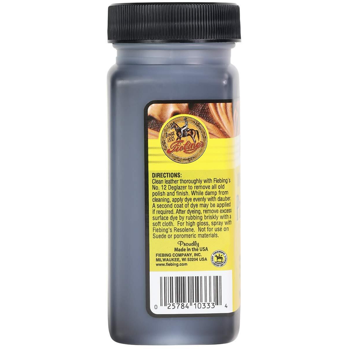 Fiebing's Pro Dye Saddle Tan, 4 Oz. - Professional Oil Dye For Leather