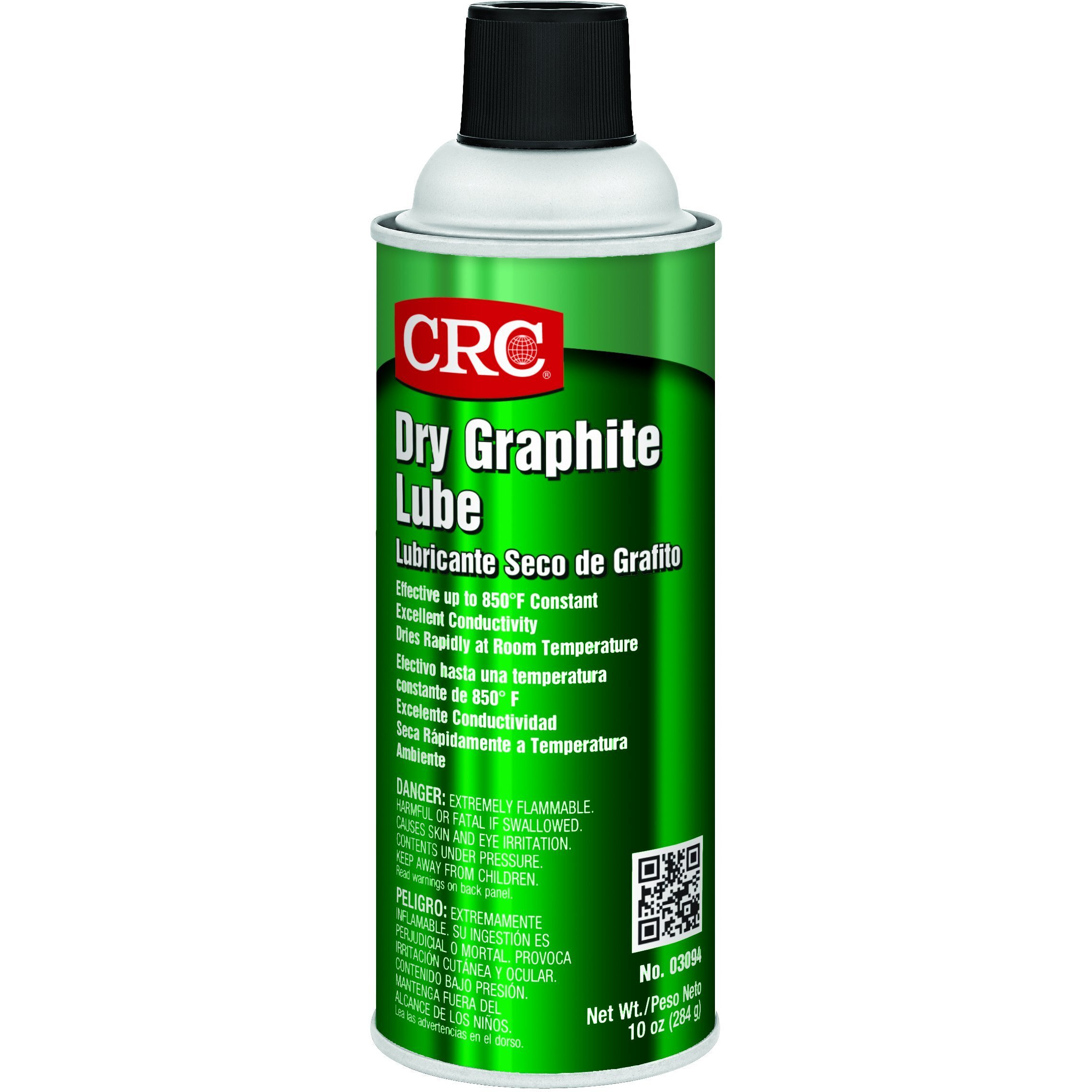 Crc Dry Graphite Lube 03094 - 10 Wt. Oz, Dry Film Lubricant
