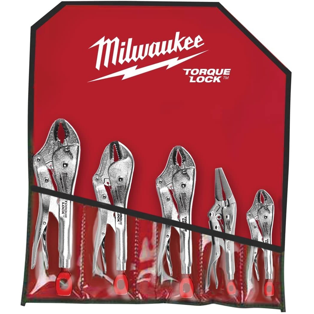 Milwaukee 5-Pc. Torque Lock Locking Pliers Set, Model Number 48-22-3695