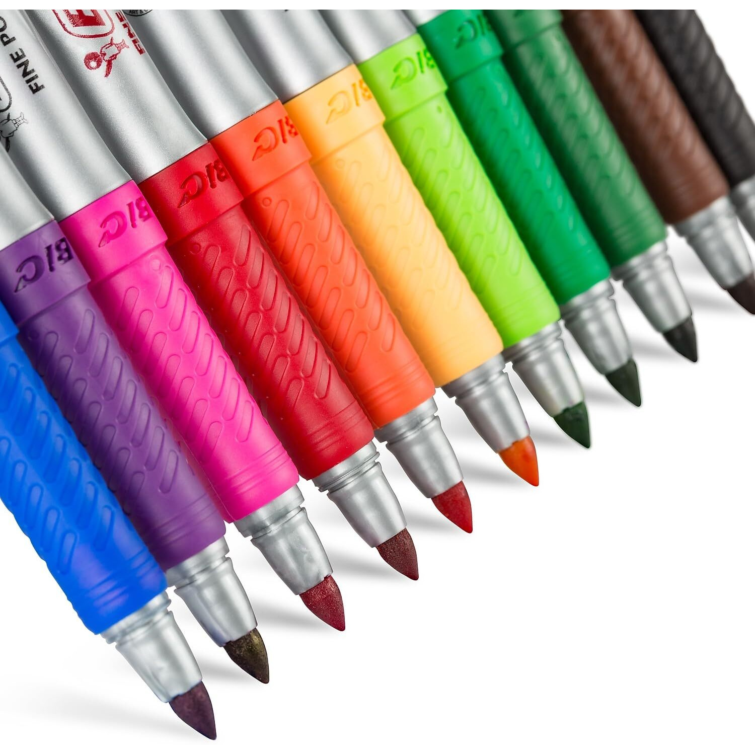 Bic Gxpmp361Asst Marking Fine Tip Permanent Marker, Assorted Colors, 36/Set