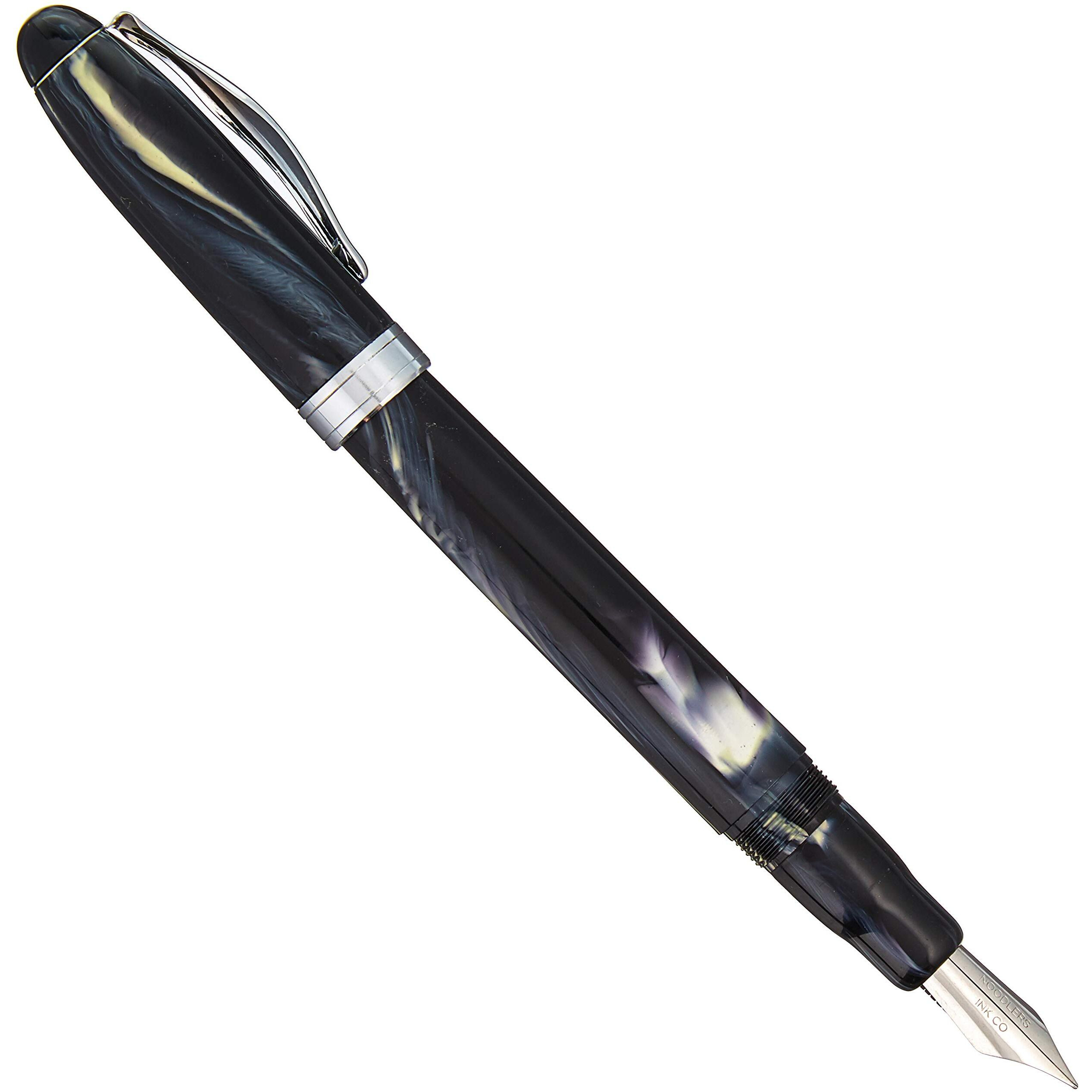 Noodler's Ink Ahab Flex Nib Ivory Darkness Fountain Pen - Nd-15028