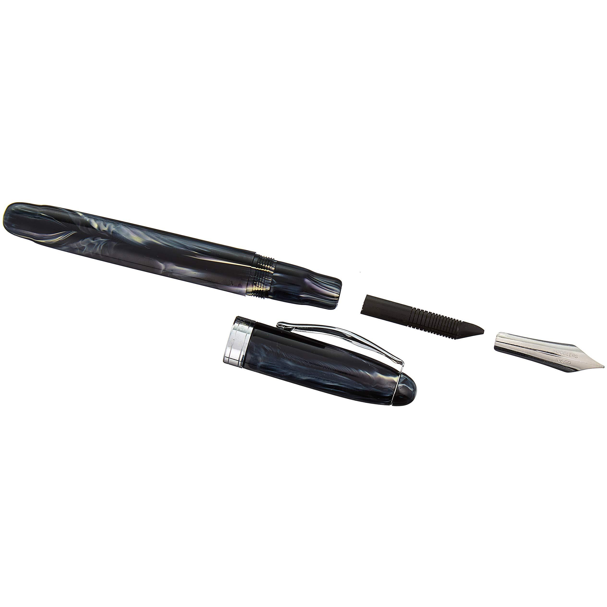 Noodler's Ink Ahab Flex Nib Ivory Darkness Fountain Pen - Nd-15028