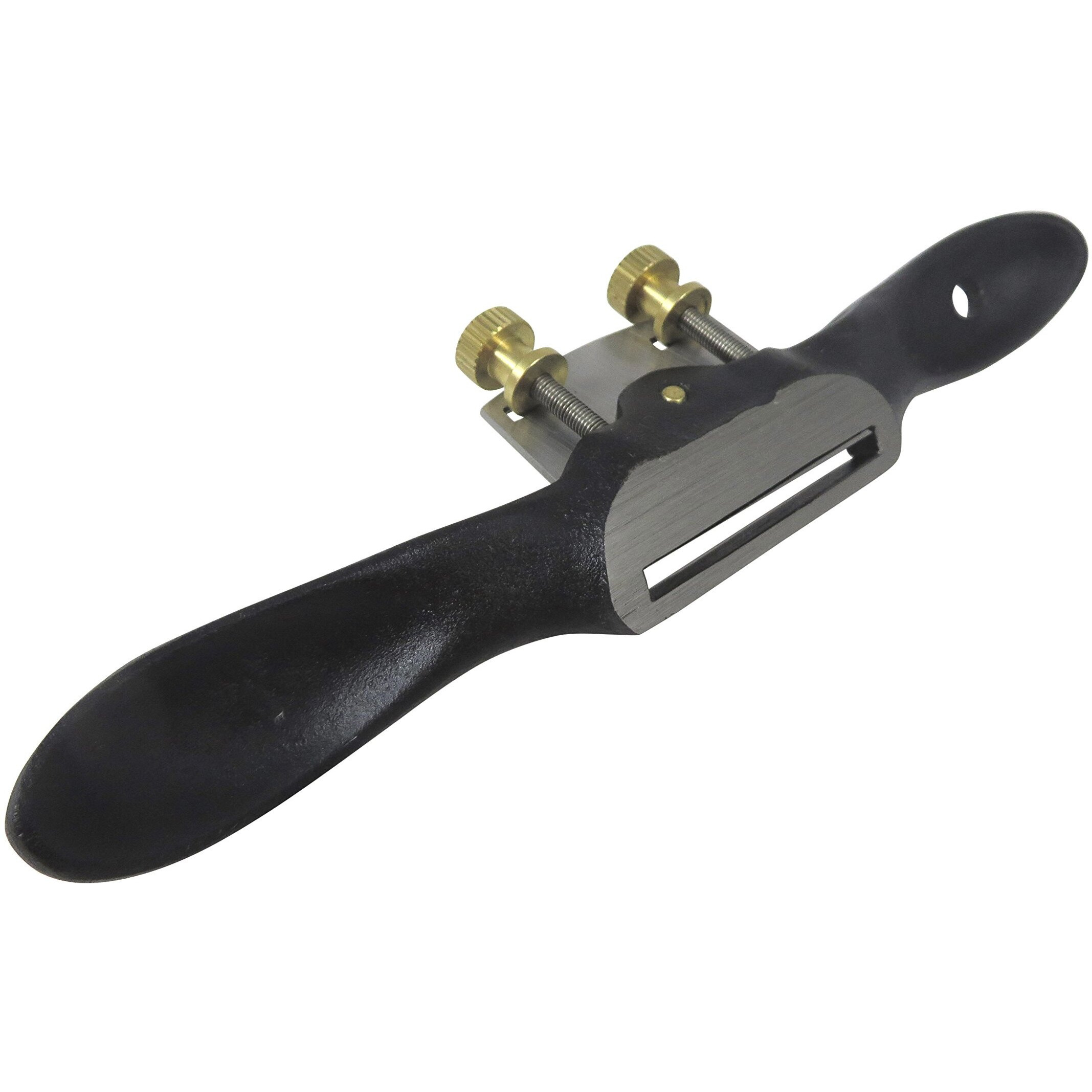 Taytools 469553 2 Piece Set Flat And Round Bottom Spokeshaves Fine Adjustment 2 Inches Wide High Carbon Blade Rc 55-60 9-1/2 Inches Overall