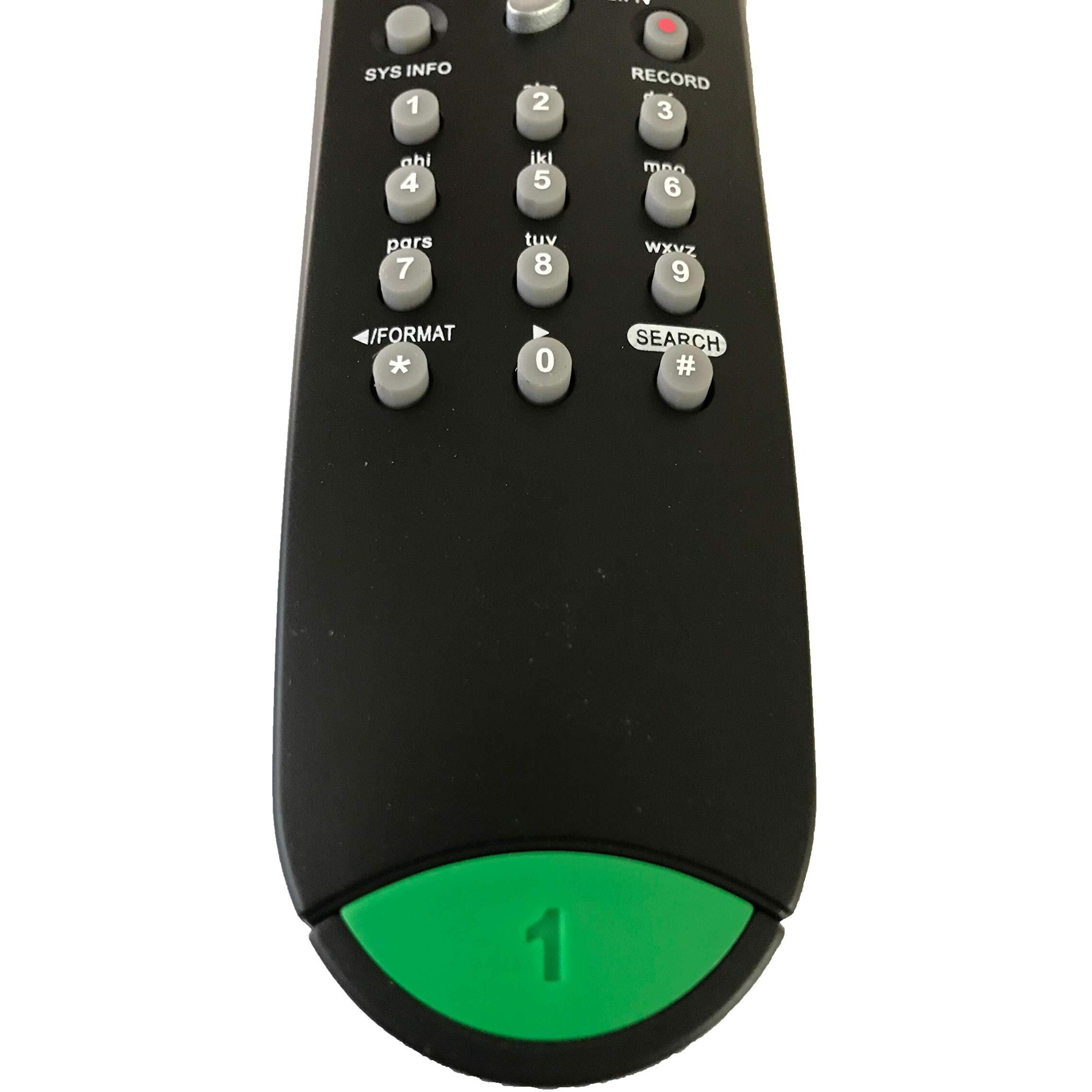 New Dish Network 4.0 Ir Tv1 Remote Control With Tv Sat Dvd Aux Sub 322 Receiver