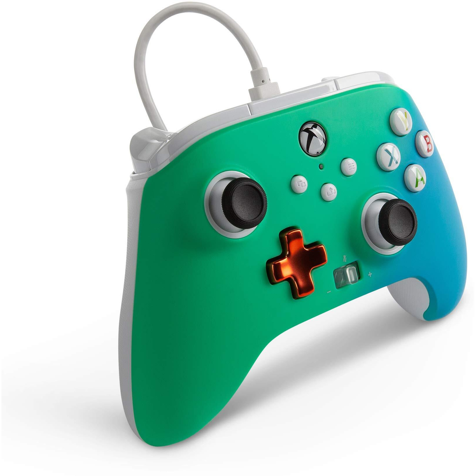Powera Enhanced Wired Controller For Xbox Series X|S - Seafoam Fade, Gamepad, Wired Video Game Controller, Gaming Controller, Xbox Series X|S