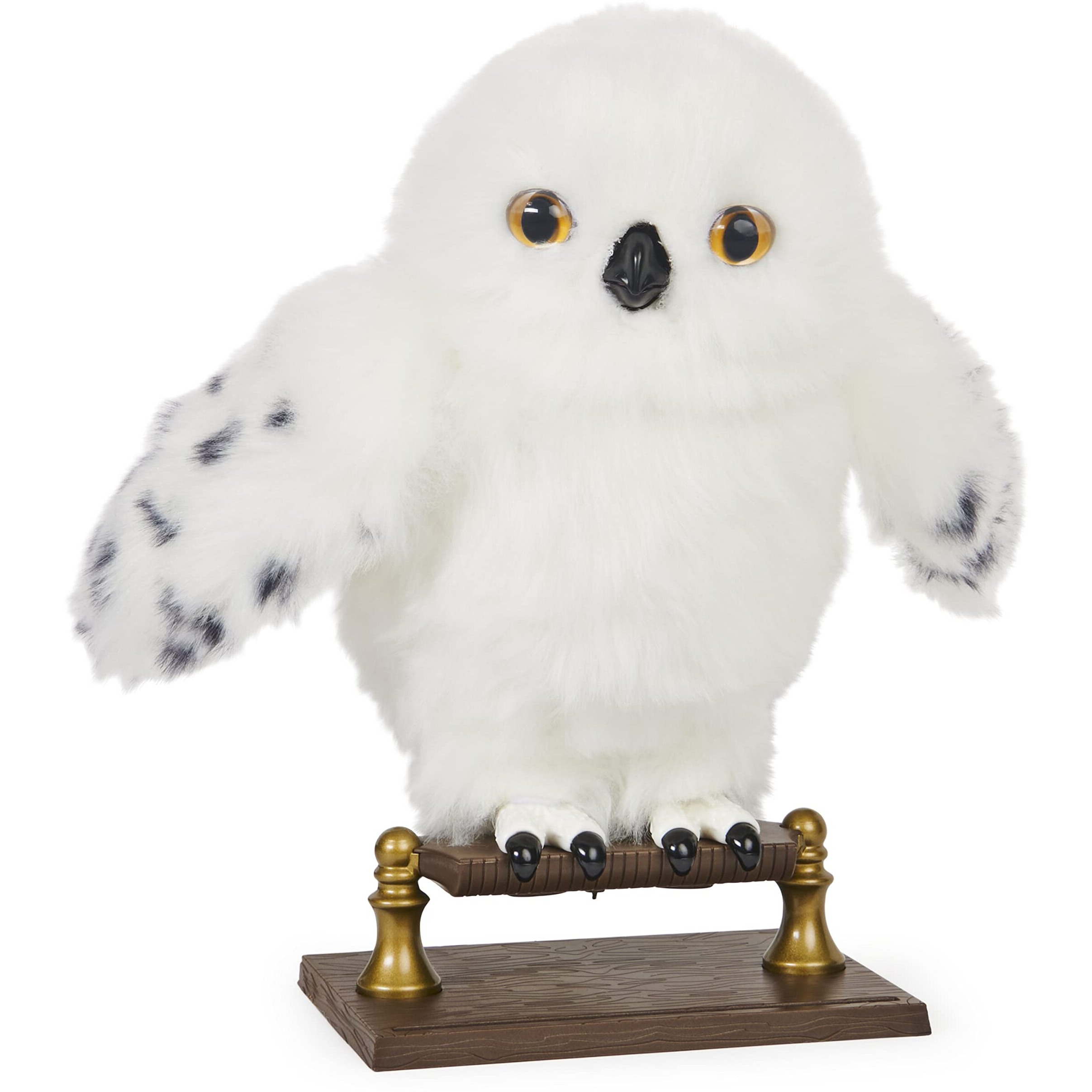 Wizarding World Harry Potter, Enchanting Hedwig Interactive Owl With Over 15 Sounds And Movements And Hogwarts Envelope, Kids Toys For Ages 5 And Up