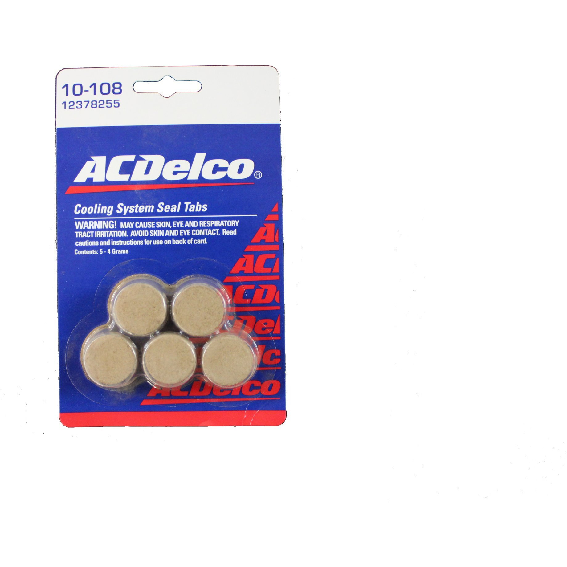 Genuine Gm Fluid 12378255 Cooling System Seal Tablet - 4 Grams, (Pack Of 5)