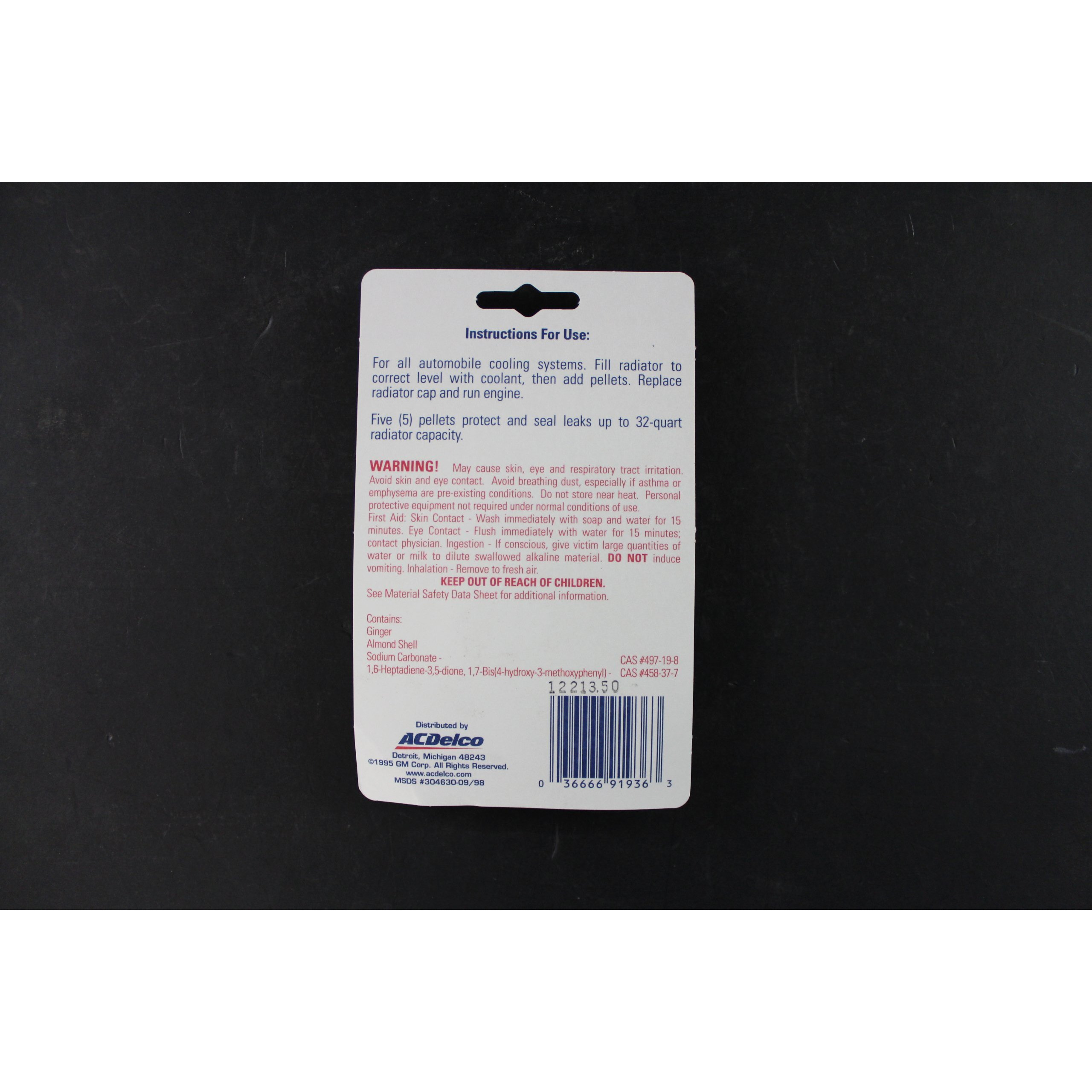 Genuine Gm Fluid 12378255 Cooling System Seal Tablet - 4 Grams, (Pack Of 5)