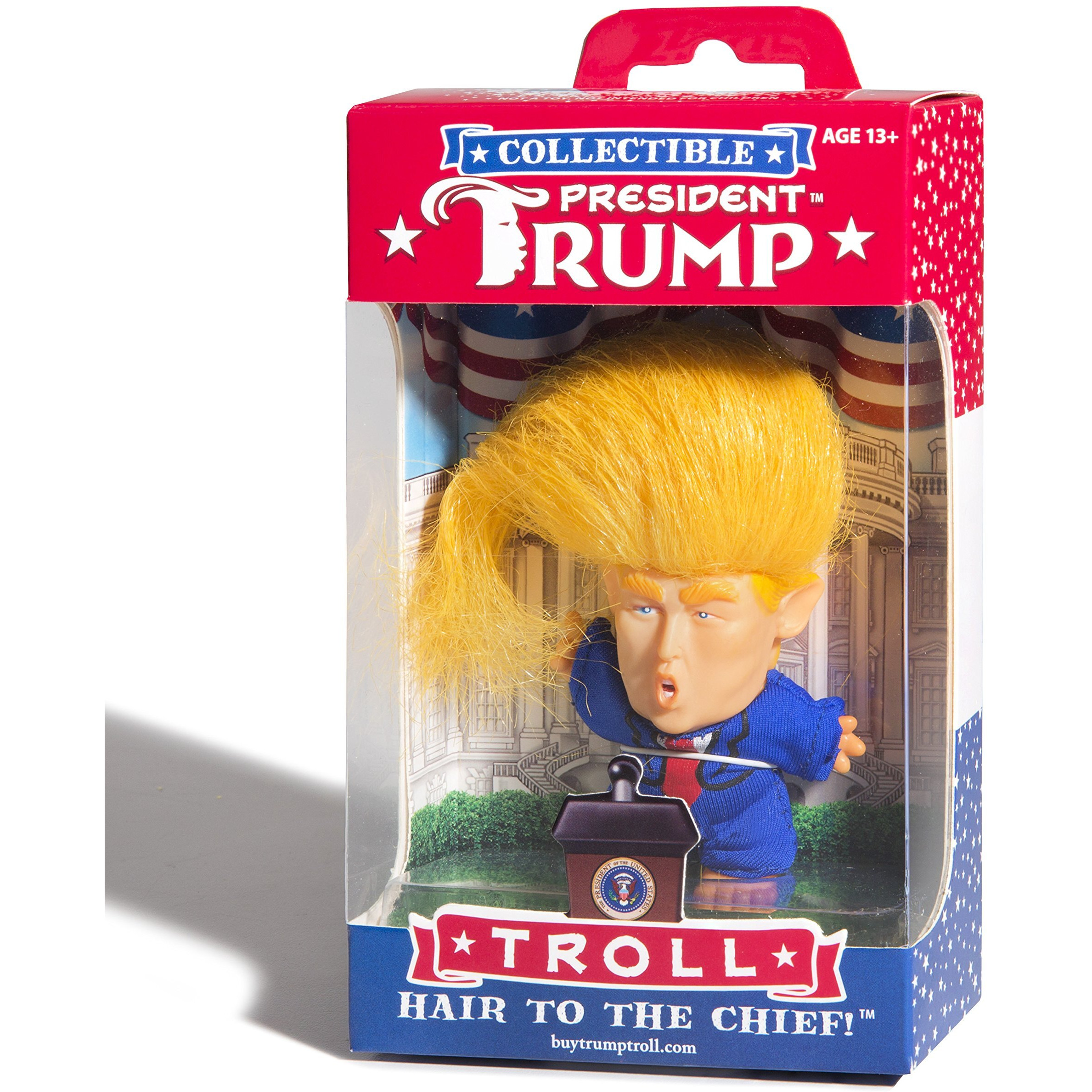 Collectible President Donald Trump Troll Doll - Hair To The Chief
