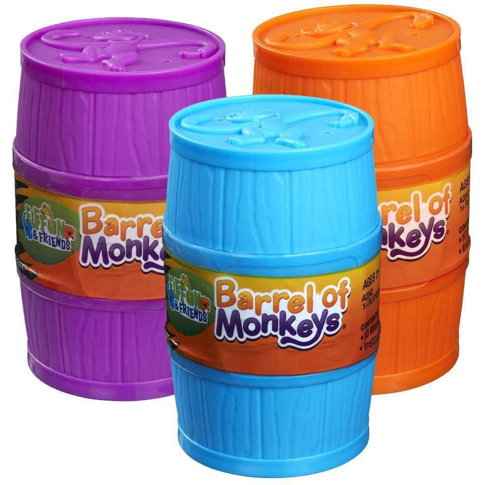 Hasbro Gaming Elefun And Friends Barrel Of Monkeys Game - Colors May Vary