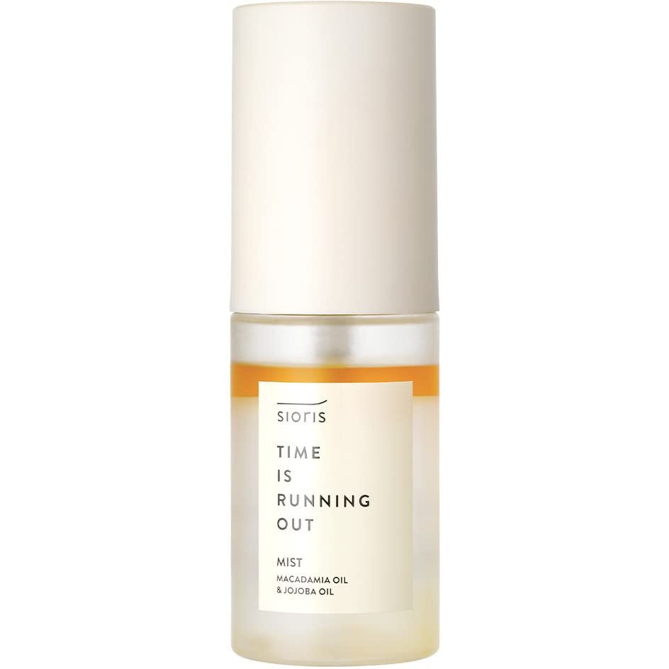 Sioris Time Is Running Out Mist 30Ml (Organic, Vegan), Glass Skin Face Mist For Sensitive Skin, Jojoba Oil For Moisture Lock, Enriched Citrus Water Rejuvenates Glass Veil Finish
